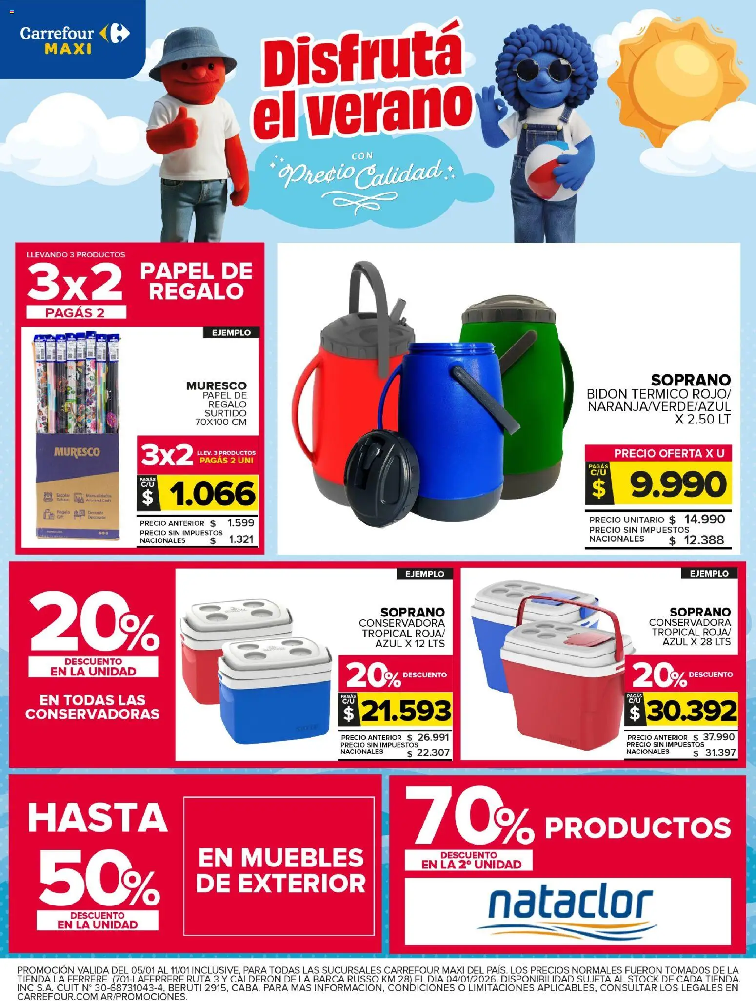 Carrefour Maxi catálogo │ válido desde el 05.01.2026 | Página: 26 | Productos: Conservadora, Bidón