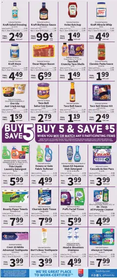 Food City Weekly Ad - valid from 17.09.2025 | Page: 8 | Products: Toothpaste, Pasta, Salad, Sauce