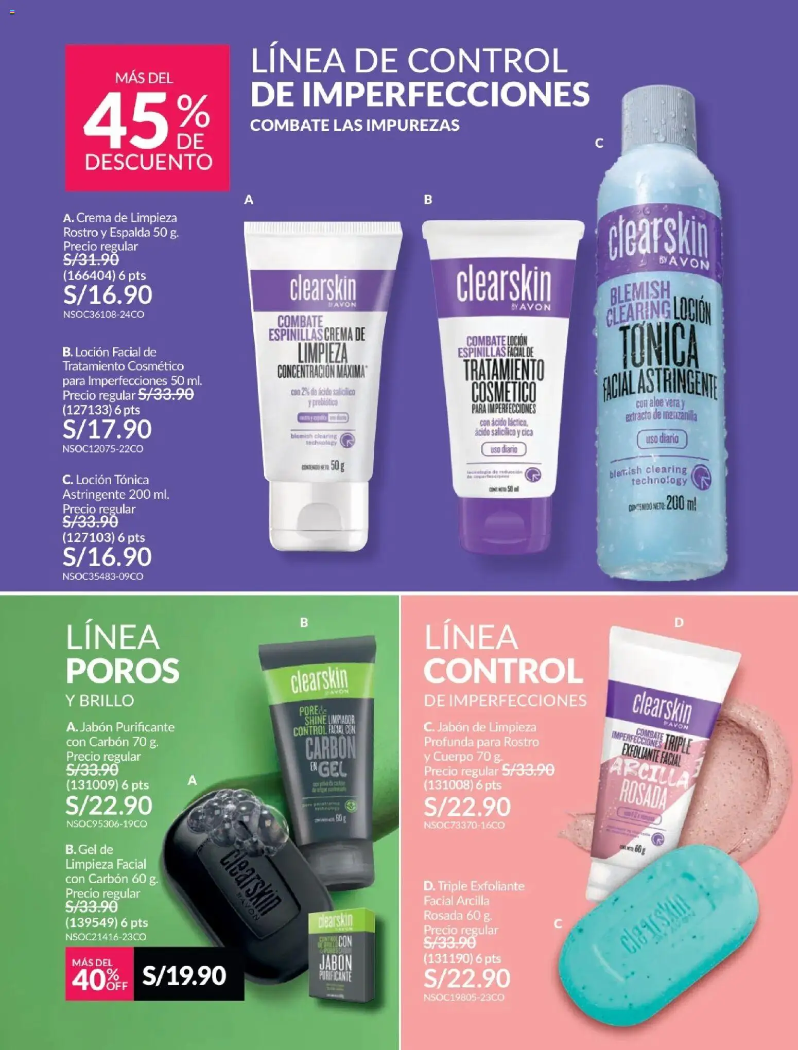 Catálogo Avon válido desde 10.03.2026 | Página: 157 | Productos: Exfoliante, Jabón, Crema