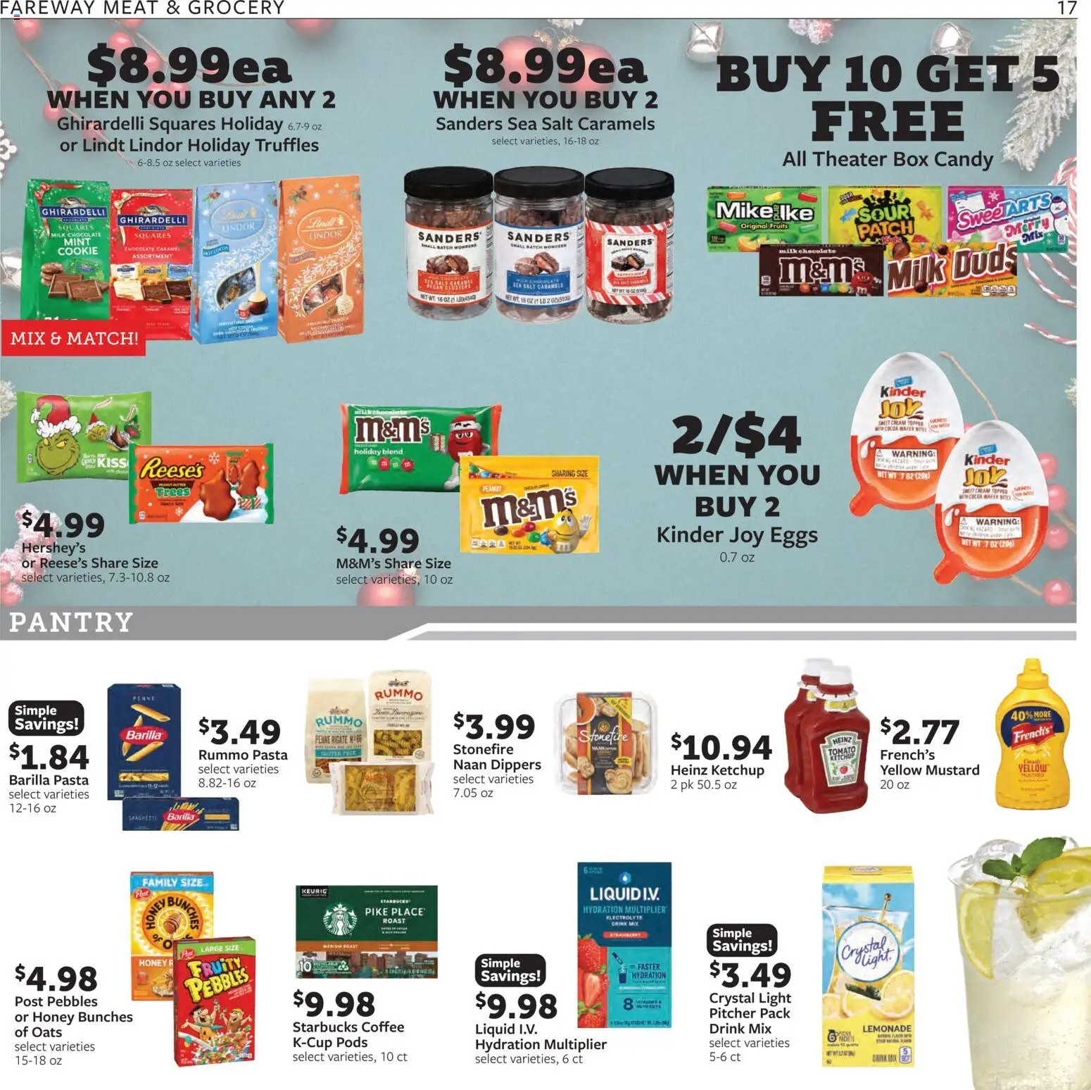 Fareway Weekly Ad - valid from 22.12.2025 | Page: 17 | Products: Box, Milk, Eggs, Cream
