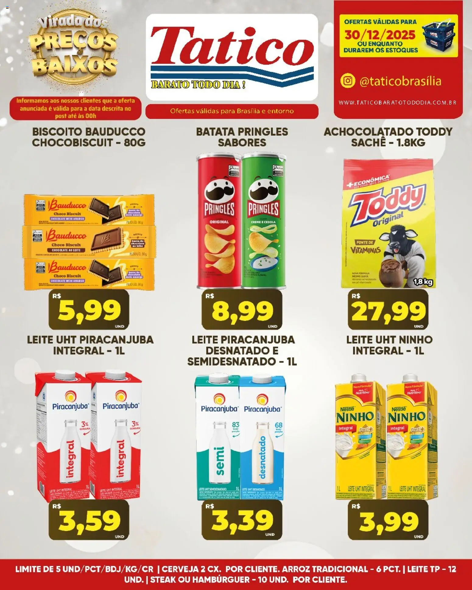Tatico Folheto - válido de 30.12.2025 | Página: 4 | Produtos: Cebola, Chocolate, Cerveja, Arroz
