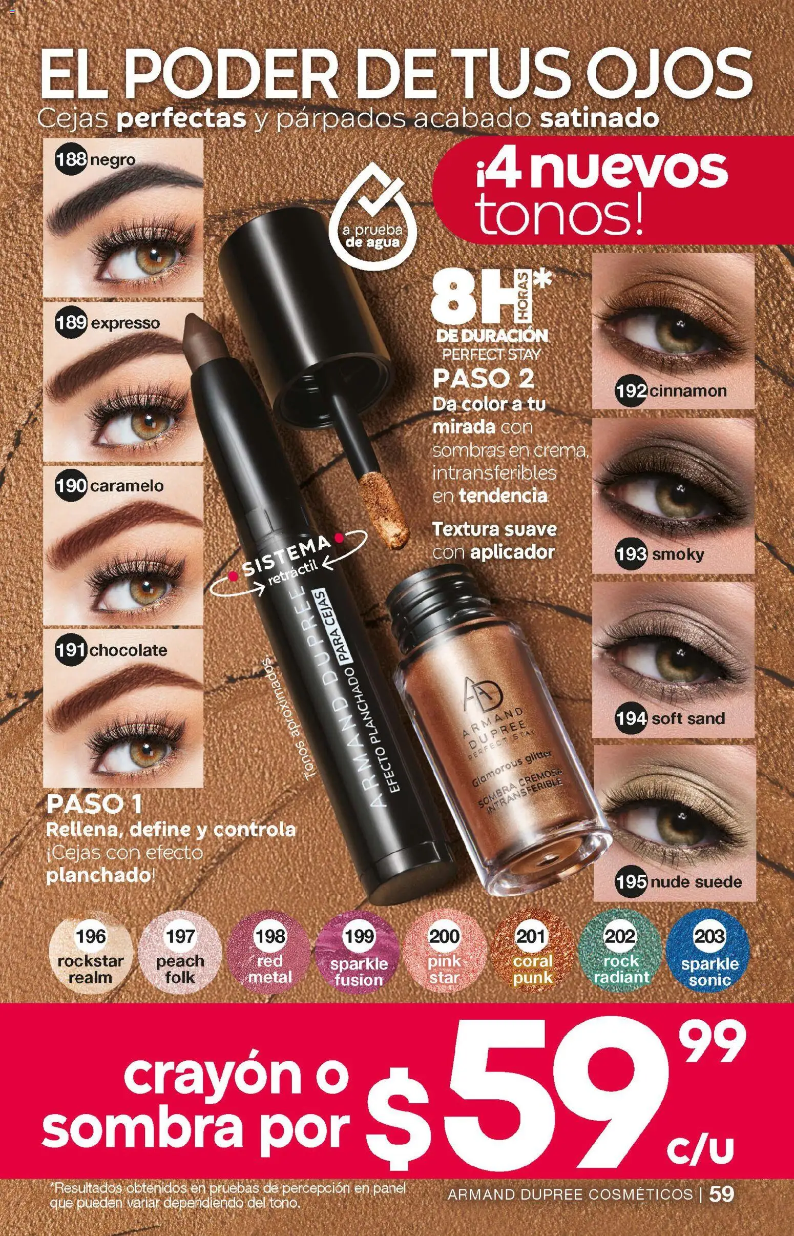 Nuevas ofertas de Fuller válidas en toda la República Mexicana desde el 24.12.2025. ¡Encuentra las mejores ofertas en Fuller campaña 19 2026! | Página: 59 | Productos: Agua, Glitter, Chocolate, Sombra