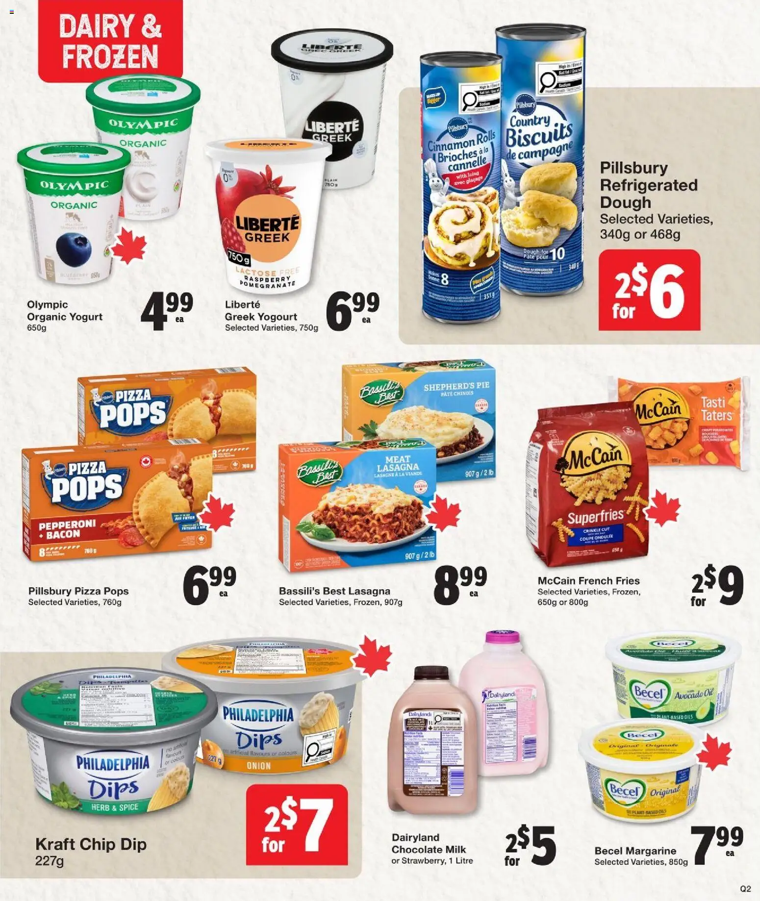 Quality Foods flyer valid from 16.04.2026 | Page: 7 | Products: Milk, Oil, Chocolate, Pizza
