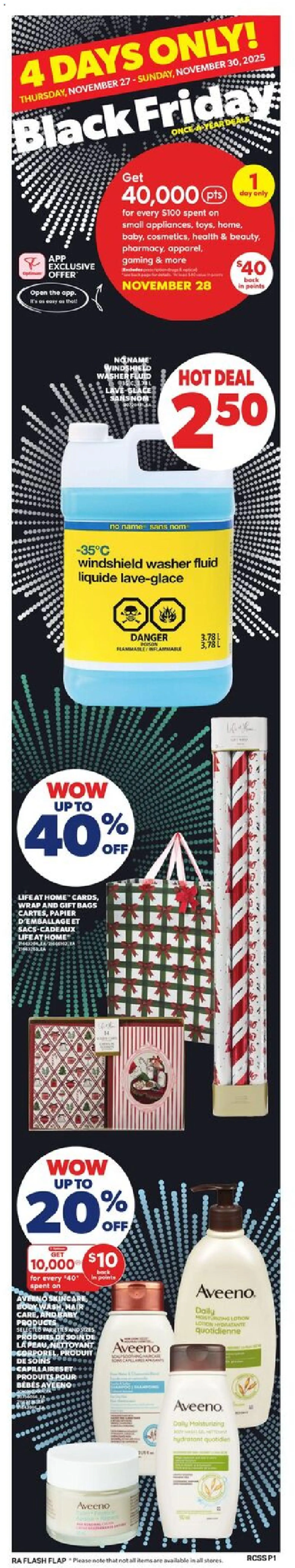 Atlantic Superstore flyer valid from 27.11.2025 | Page: 1