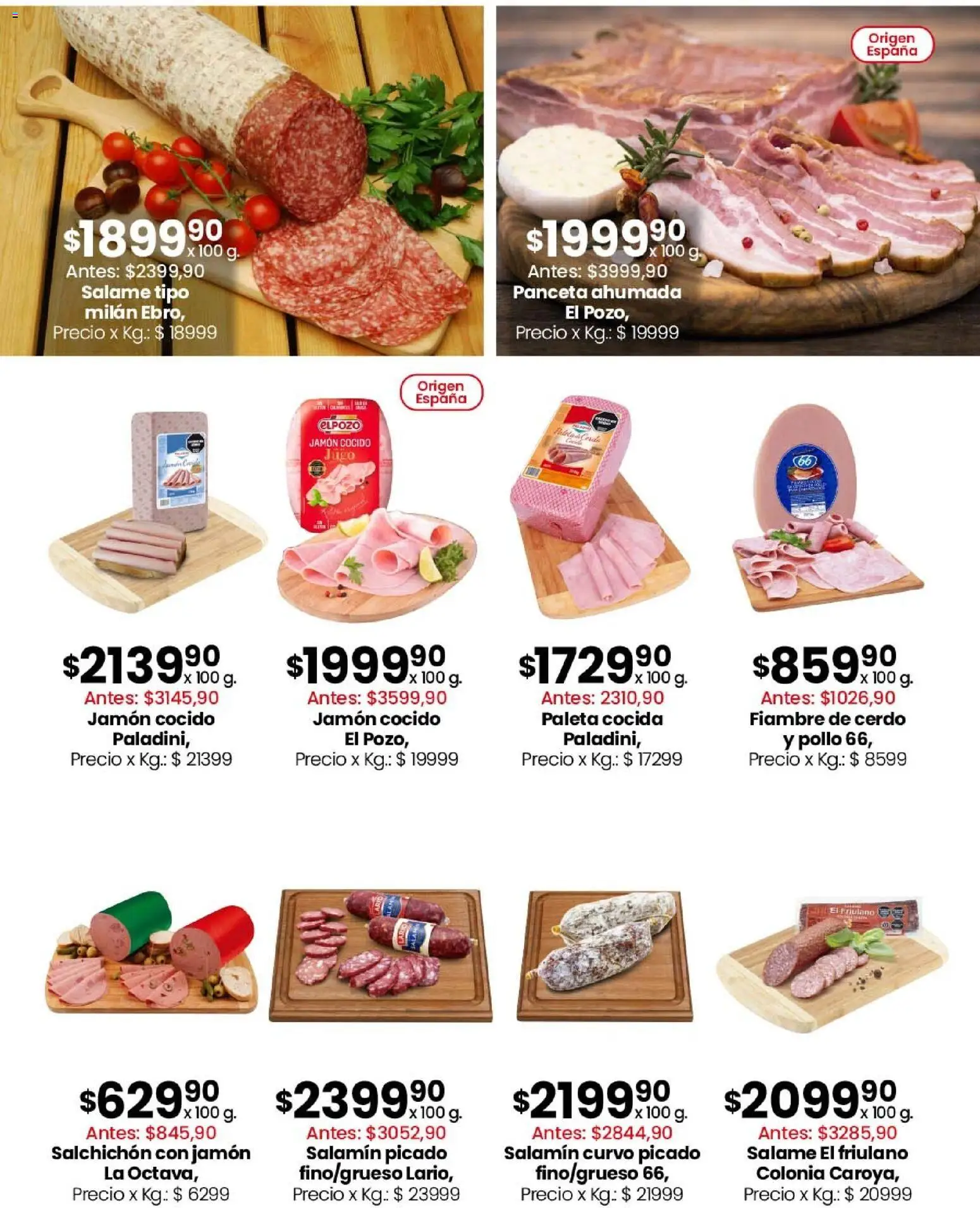 Coto - Ofertas │ válido desde el 16.03.2026 | Página: 10 | Productos: Jamón cocido, Jamón, Jugo, Salame