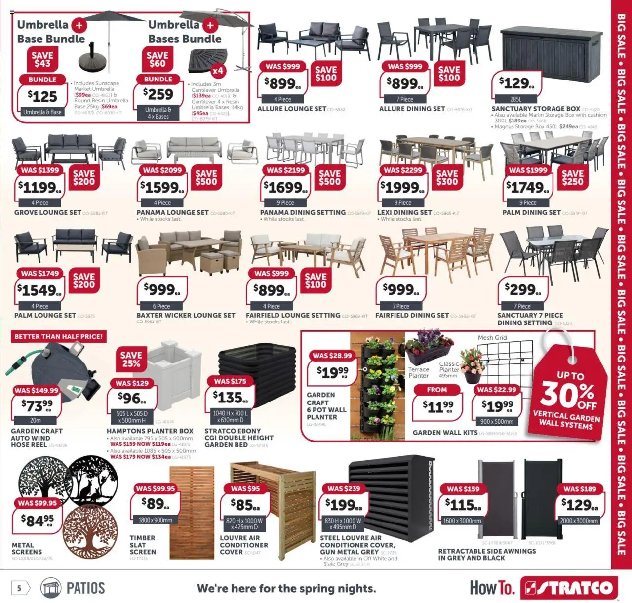 Stratco catalogue - valid from 19.09.2025 | Page: 5 | Products: Cushion, Pot, Conditioner, Bed