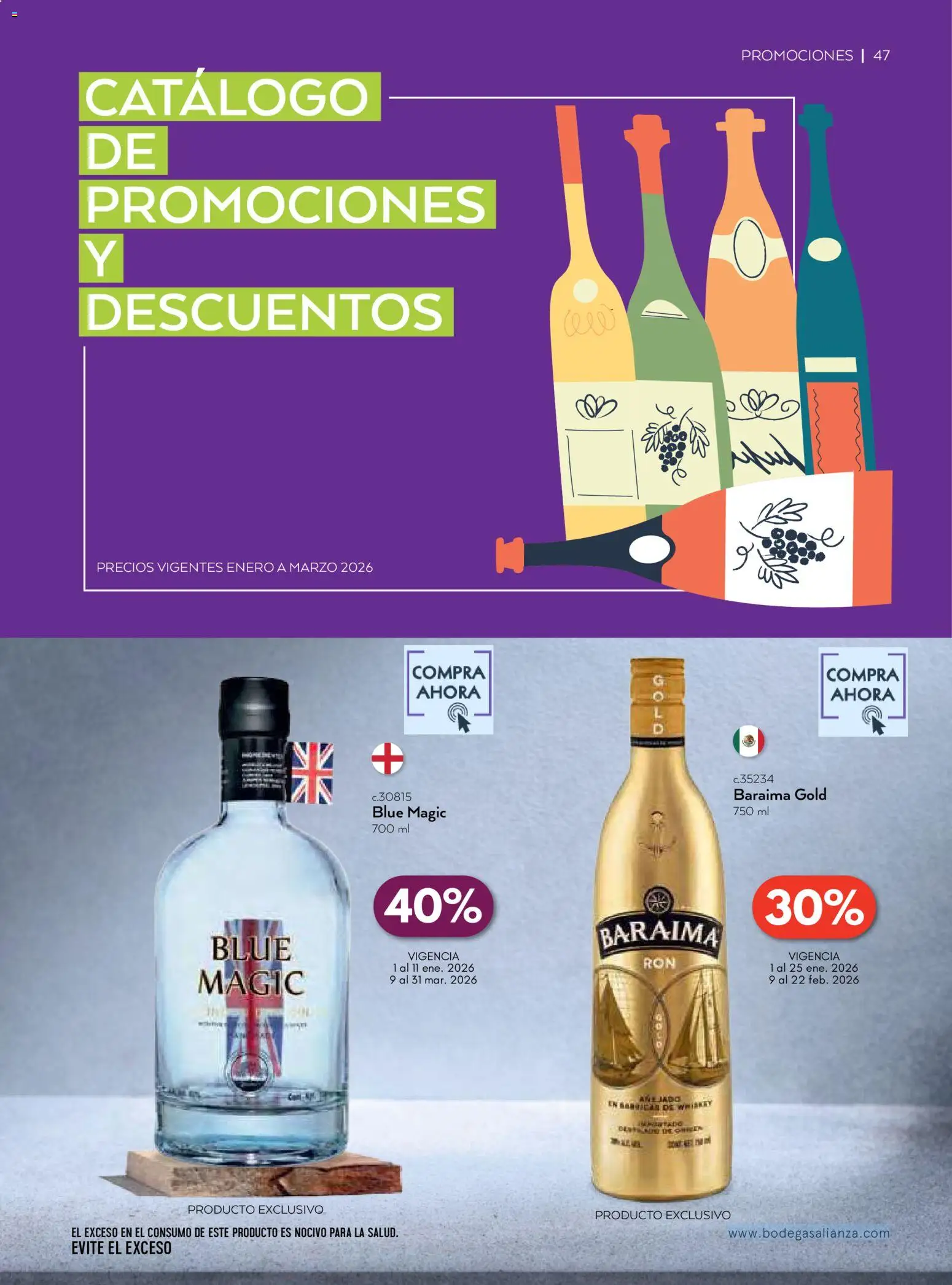 Nuevas ofertas de Bodegas Alianza válidas en toda la República Mexicana desde el 01.01.2026. ¡Encuentra las mejores ofertas en Bodegas Alianza catálogo! | Página: 49