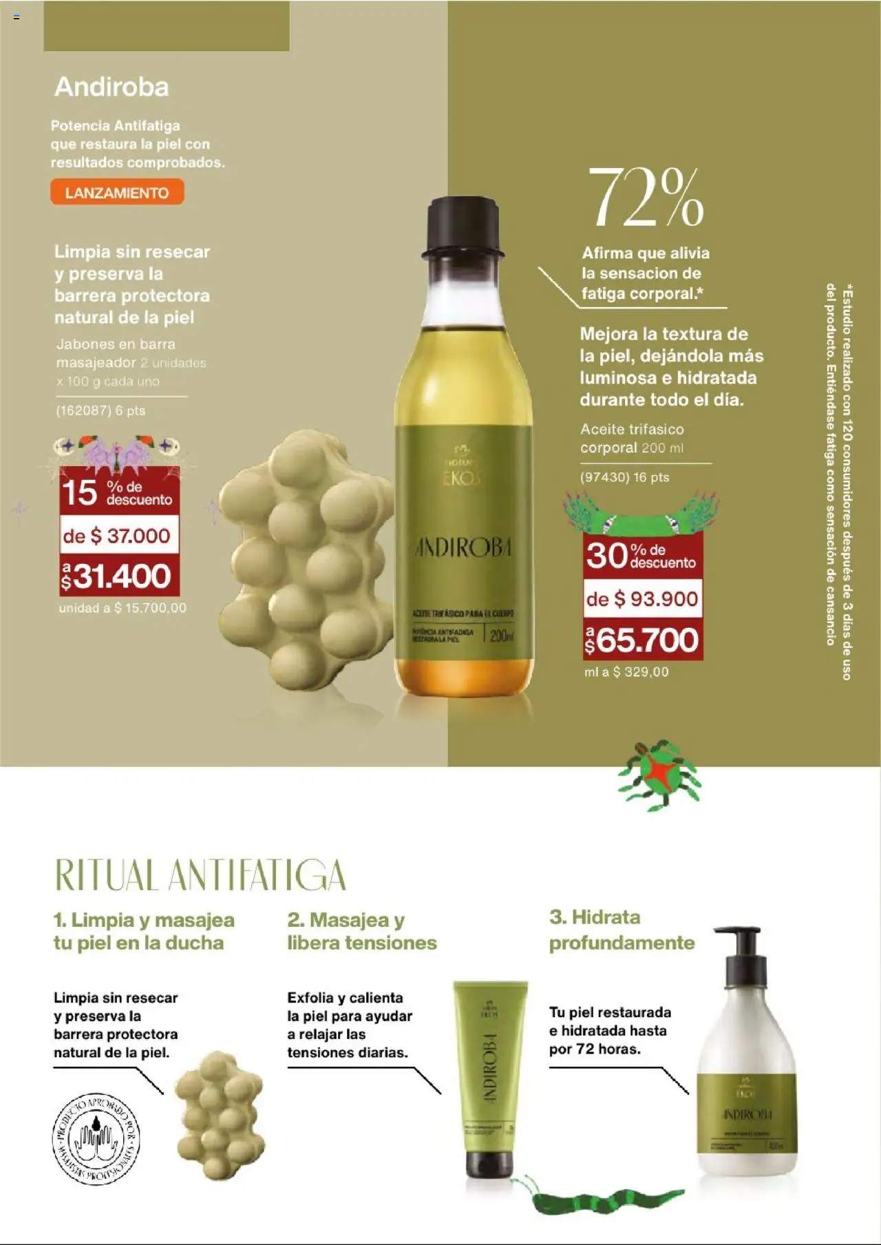 Natura revista - valida desde el 03.09.2025 | Página: 107 | Productos: Ducha, Aceite