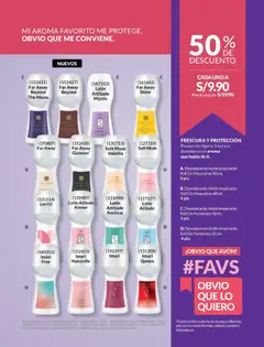 Vista previa de folleto Avon - Ciclo 19 de la Avon válido desde 01.12.2025 | Página: 174 | Productos: Desodorante, Antitranspirante, Empaque