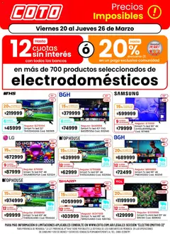 Vista previa Coto - Electro Motivo válido desde el 20.03.2026