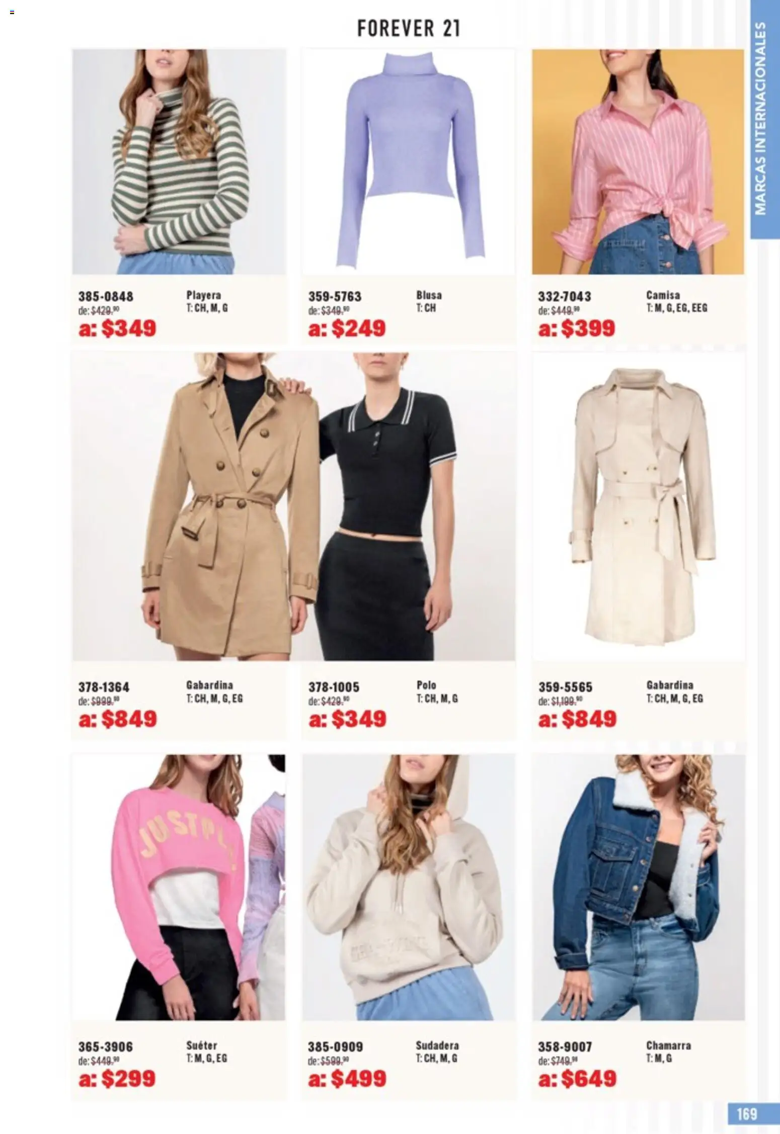 Nuevas ofertas de Andrea válidas en toda la República Mexicana desde el 05.04.2026. ¡Encuentra las mejores ofertas en Andrea catálogo Outlet! | Página: 169 | Productos: Blusa, Suéter, Chamarra, Playera