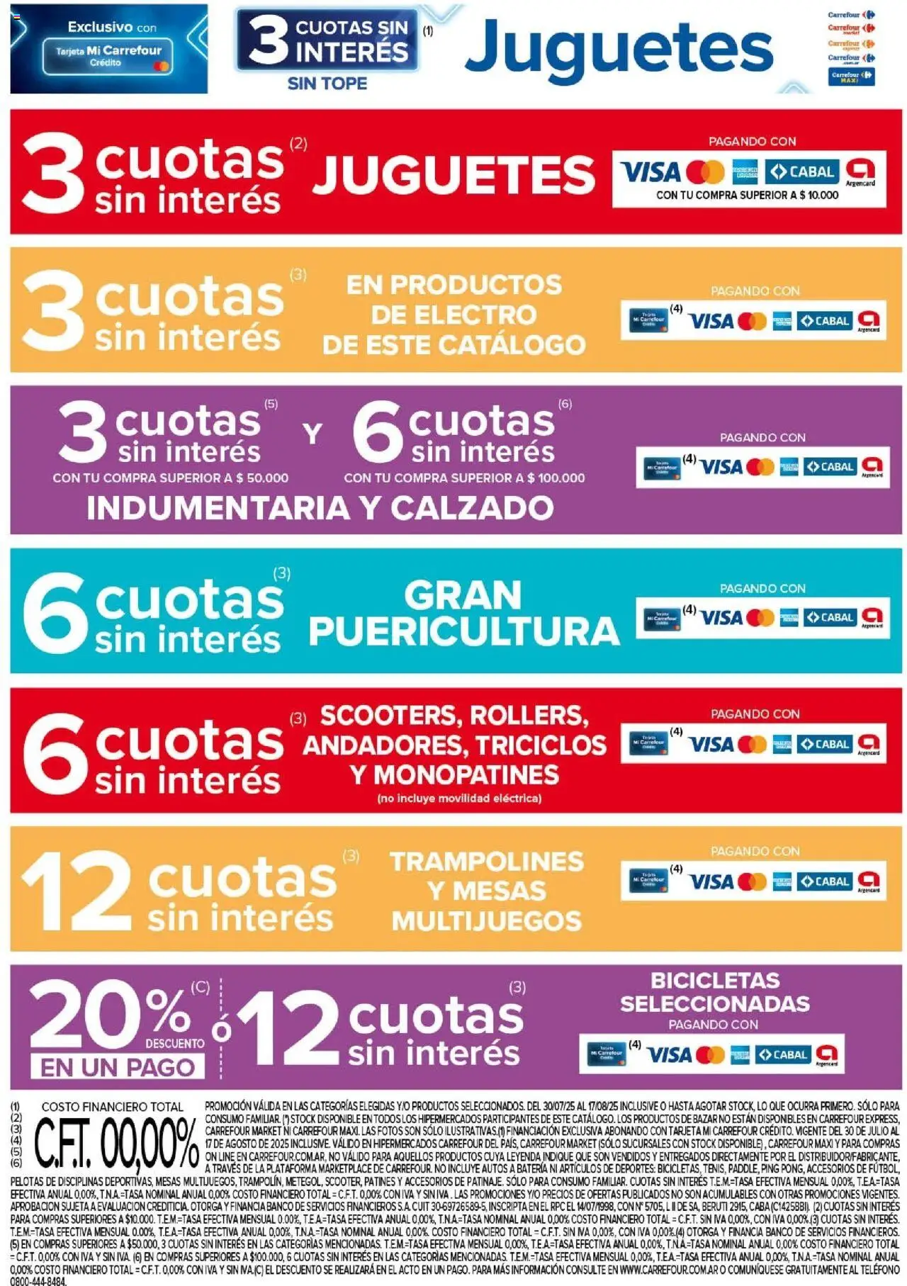 Carrefour - Día de la Niñez │ válido desde el 30.07.2025 | Página: 2 | Productos: Teléfono, Banco, Batería