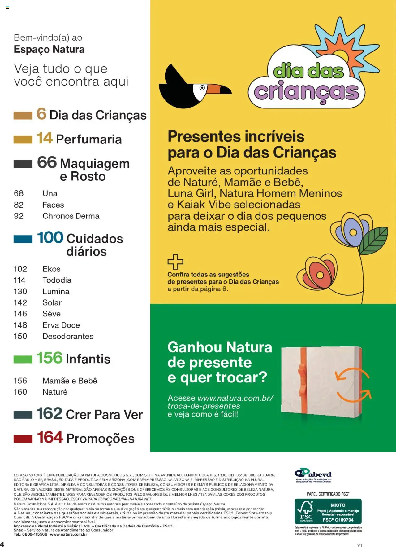 Natura Folheto - válido de 18.08.2025 | Página: 4 | Produtos: Maquiagem, Revista