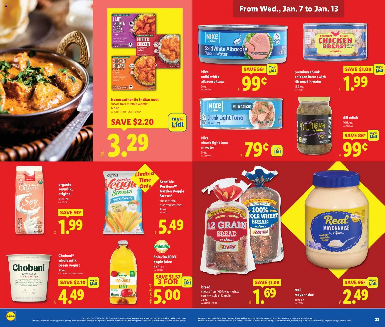Lidl Weekly Ad - valid from 07.01.2026 | Page: 12 | Products: Corn, Milk, Bread, Dill