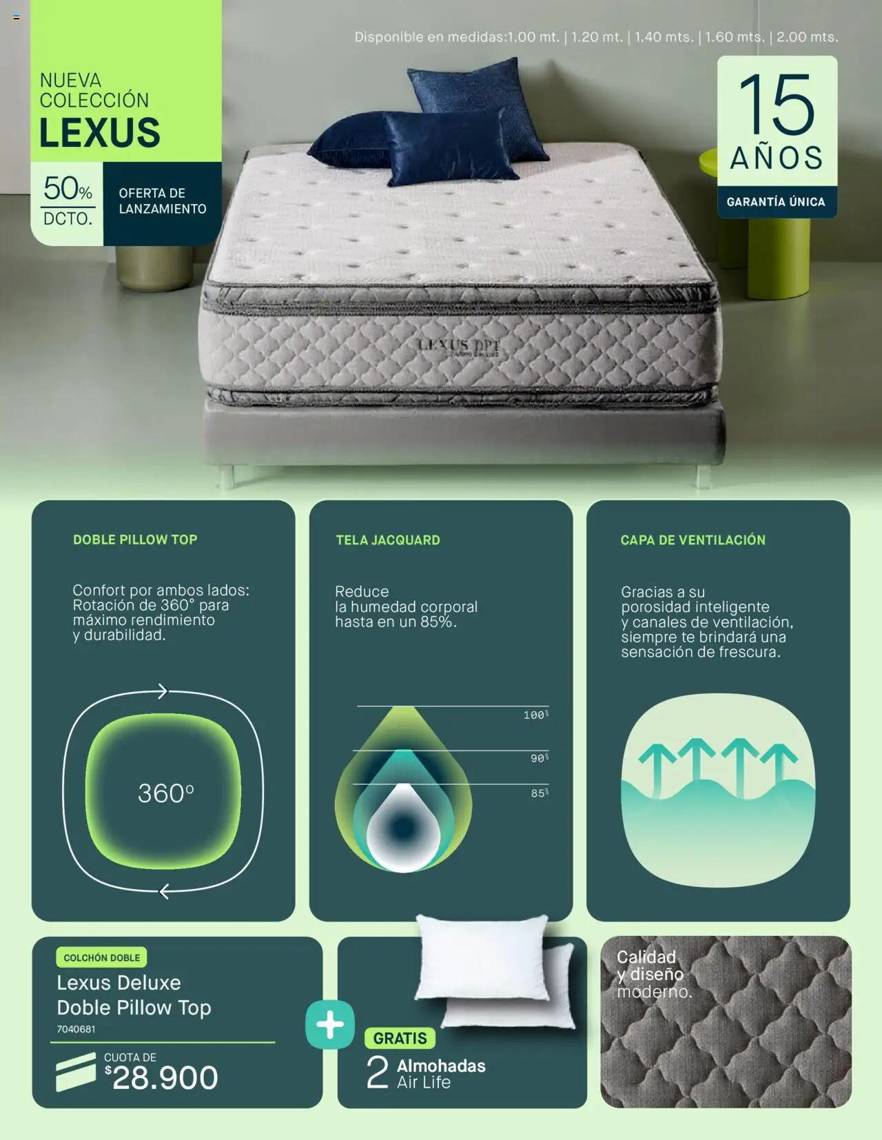 Muebles jamar revista - valida desde el 15.08.2025 | Página: 6 | Productos: Té, Colchón, Top