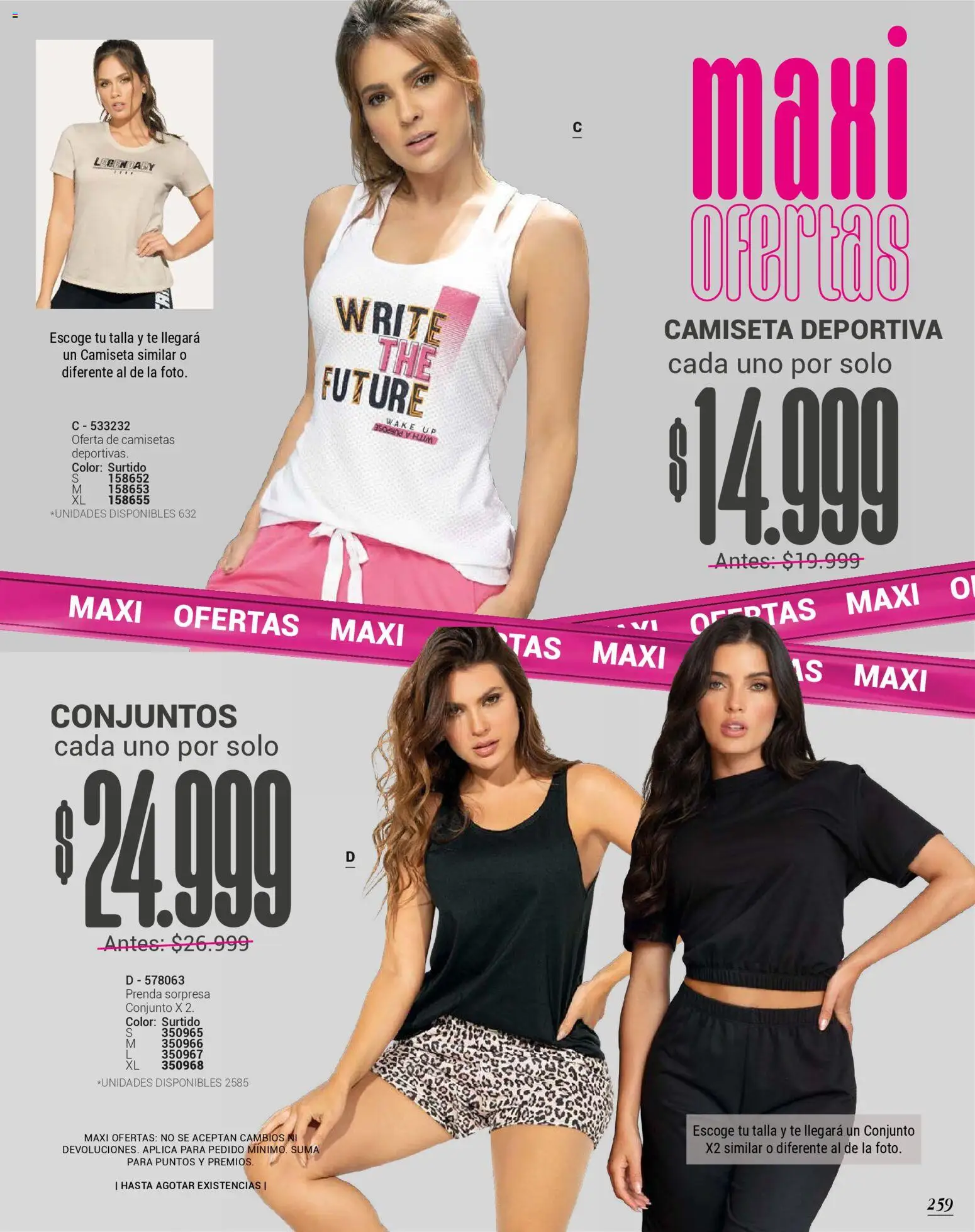 Carmel revista - valida desde el 01.01.2026 | Página: 259 | Productos: Té, Camiseta, Conjunto