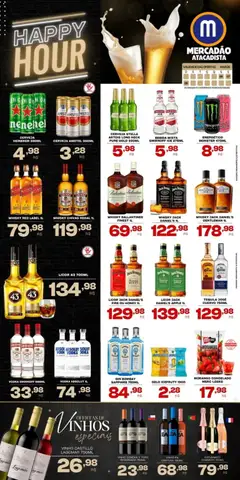 Mercadão Atacadista ofertas Happy Hour - Pré-Visualização do folheto da loja Mercadão Atacadista, válido de 06.03.2026 | Página: 1