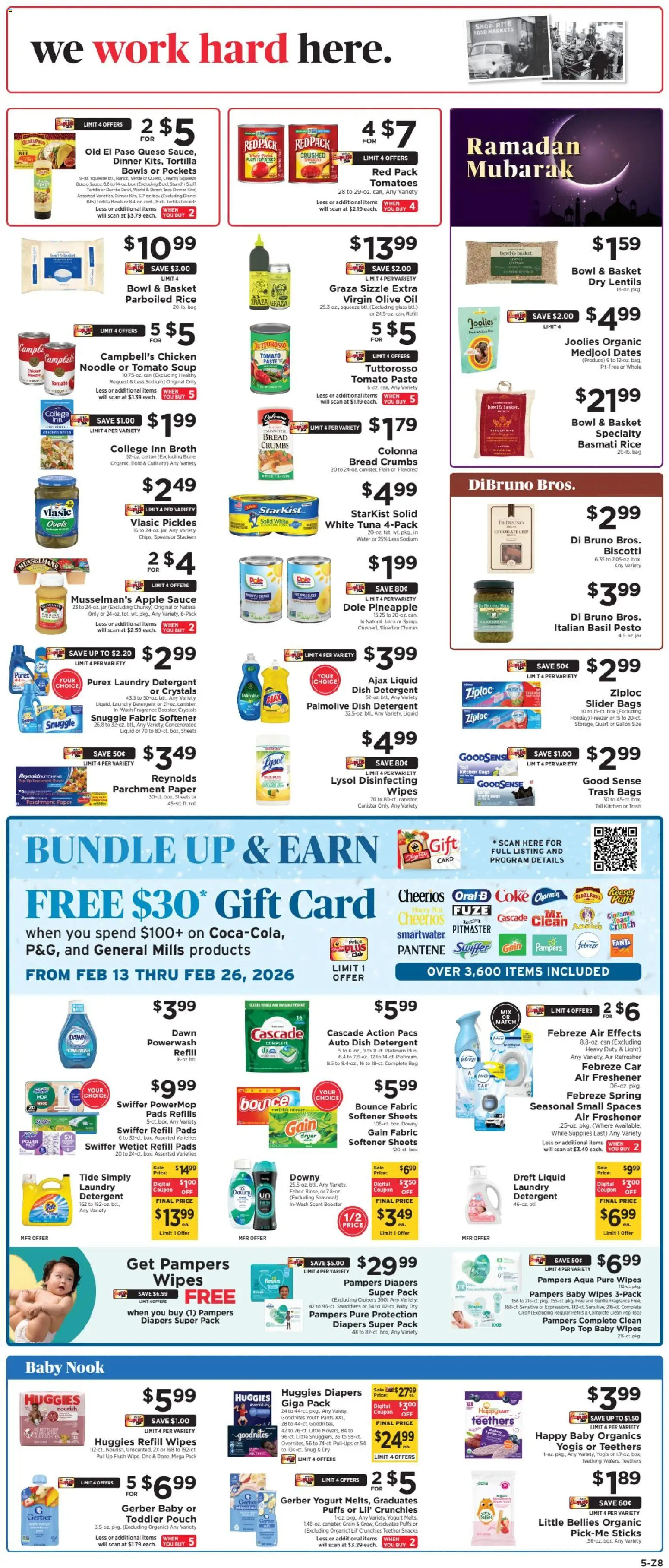 ShopRite Weekly Ad - valid from 20.02.2026 | Page: 5 | Products: Plum, Pineapple, Water, Bag