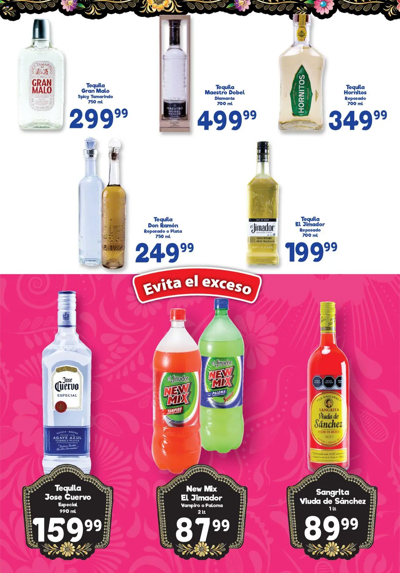 Nuevas ofertas de S-Mart válidas en toda la República Mexicana desde el 09.09.2025. ¡Encuentra las mejores ofertas en S-Mart - Folleto de Feria - Matamoros! | Página: 5 | Productos: Tequila