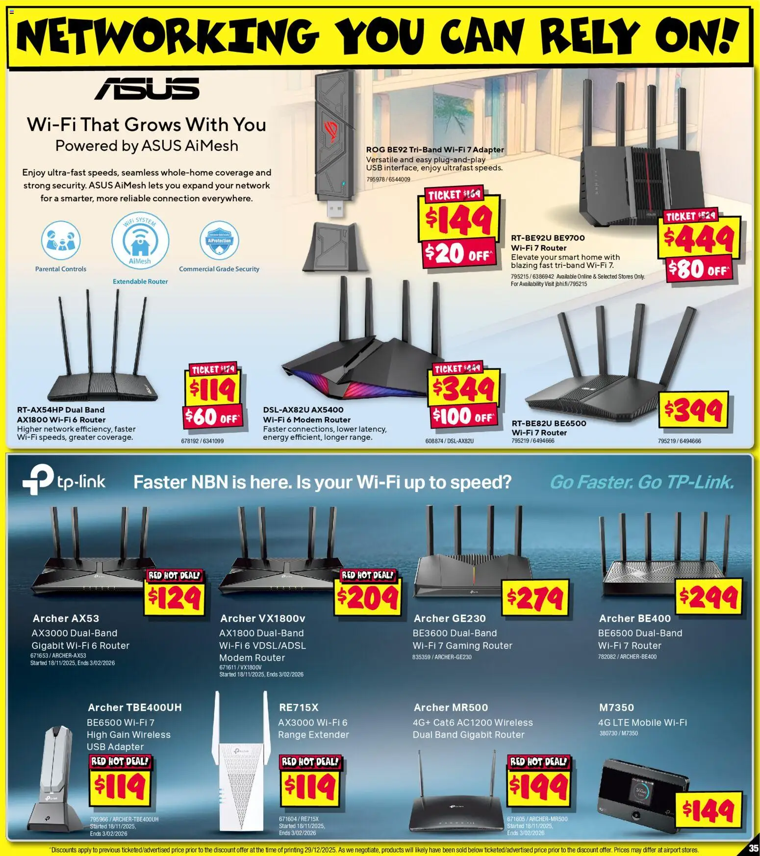 JB Hi-Fi catalogue - valid from 08.01.2026 | Page: 35 | Products: Adapter, Usb, Modem, Mobile