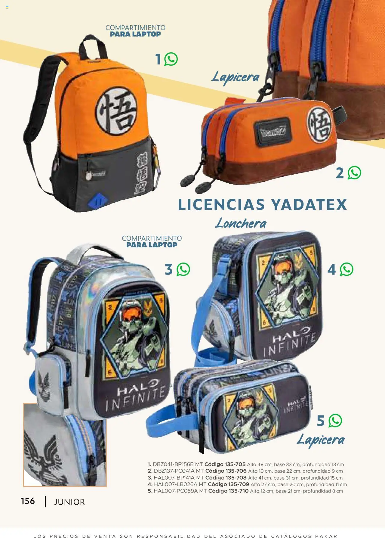 Nuevas ofertas de SC Pakar válidas en toda la República Mexicana desde el 24.07.2025. ¡Encuentra las mejores ofertas en SC Pakar - Catálogo Junior otoño / invierno! | Página: 156