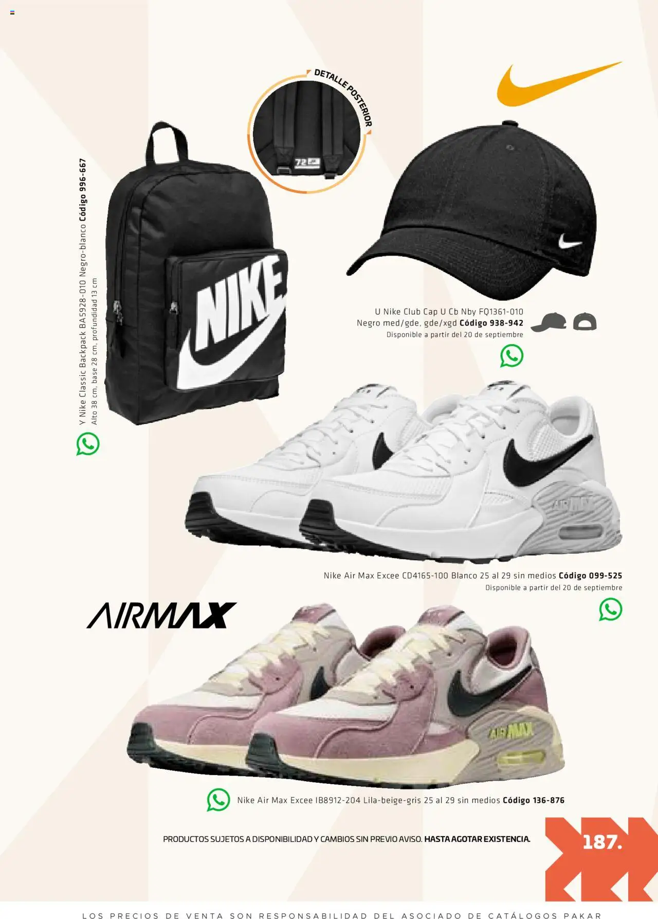 Nuevas ofertas de SC Pakar válidas en toda la República Mexicana desde el 29.08.2025. ¡Encuentra las mejores ofertas en SC Pakar - Catálogo Otoño Men Tomo 1! | Página: 187