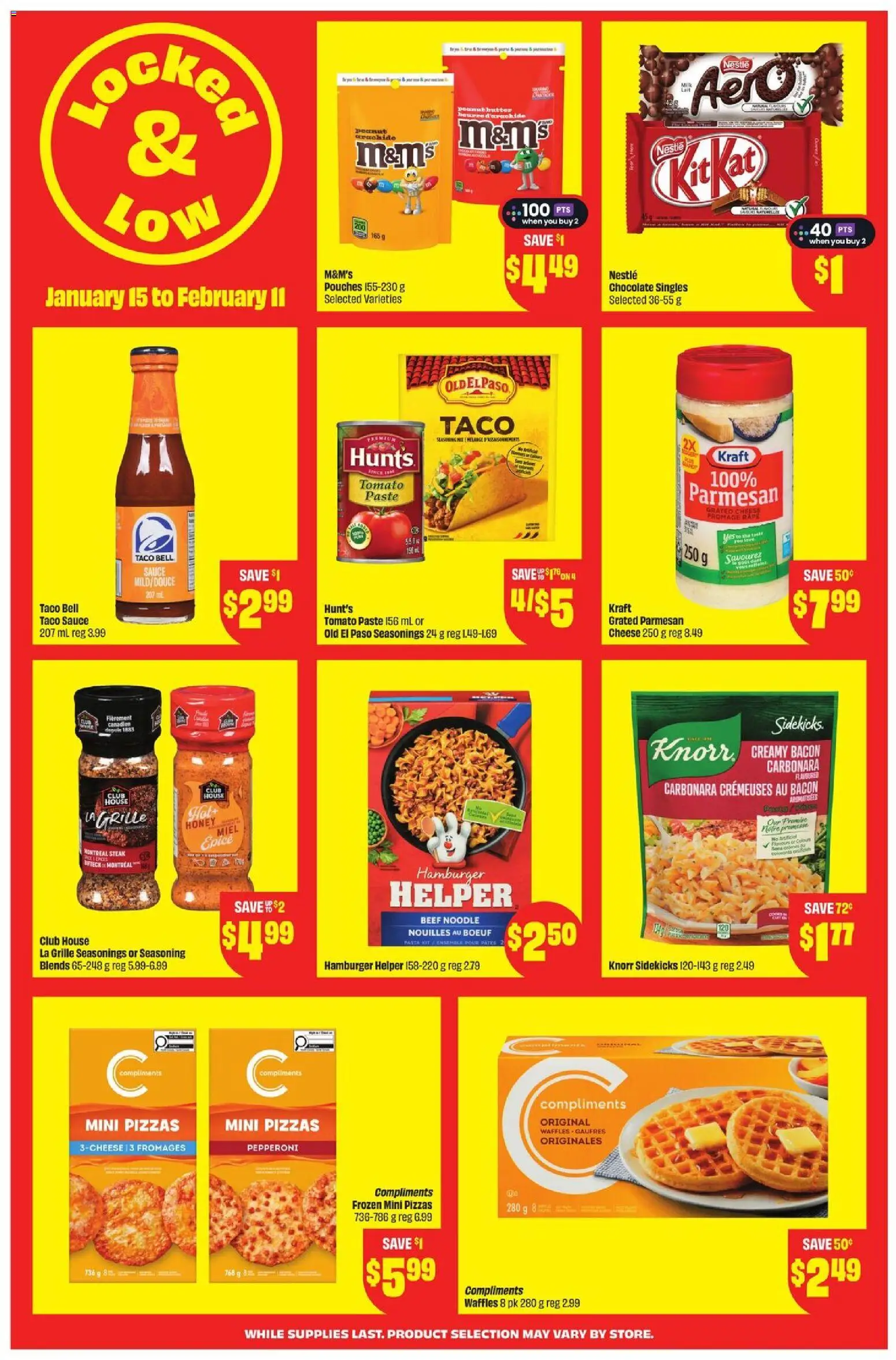 FreshCo flyer valid from 15.01.2026 | Page: 2 | Products: Beef, Butter, Cheese, Chocolate