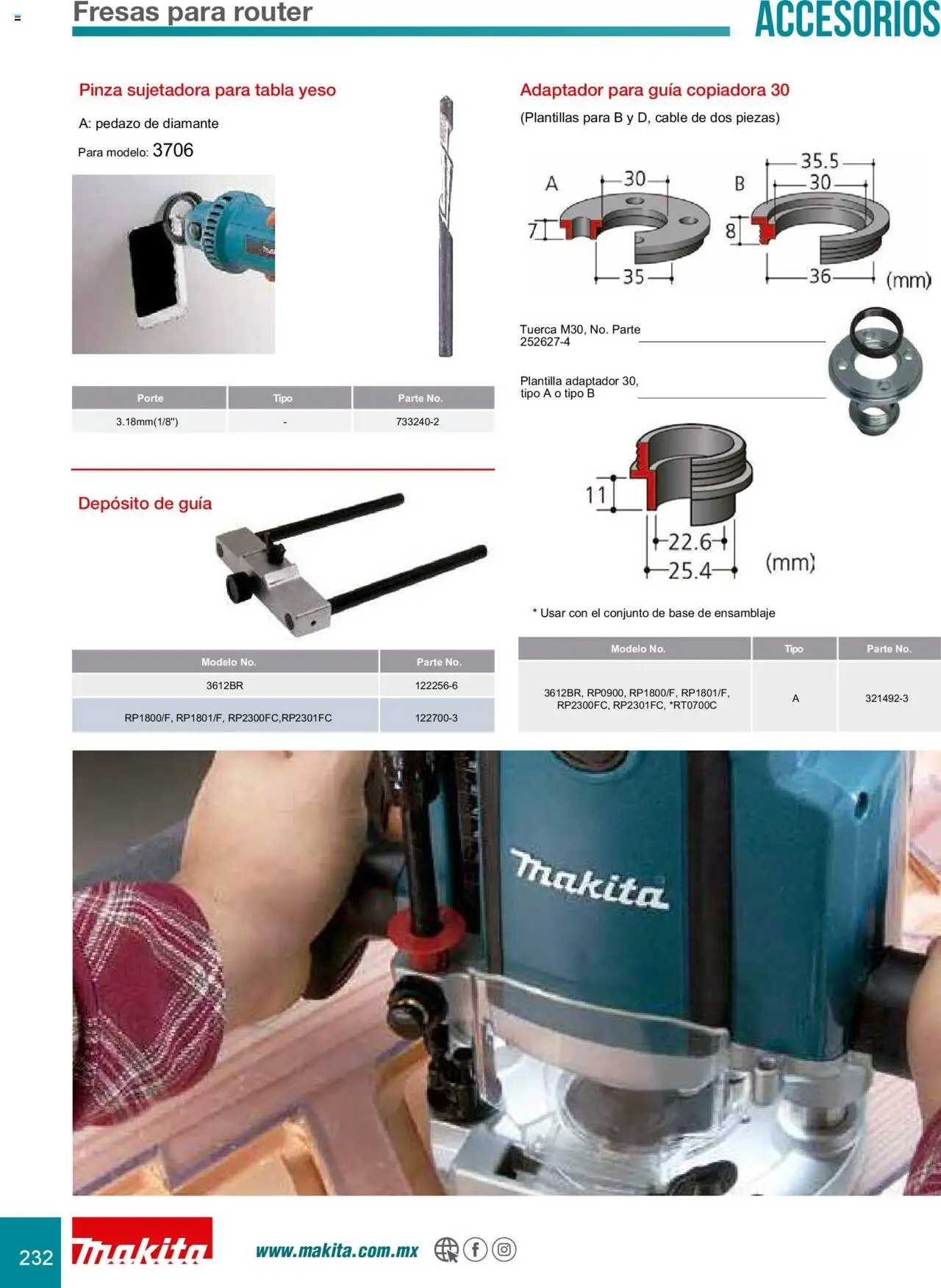 Nuevas ofertas de Makita válidas en toda la República Mexicana desde el 08.07.2024. ¡Encuentra las mejores ofertas en Makita catálogo Accesorios! | Página: 232 | Productos: Tuerca, Cable, Conjunto, Pinza