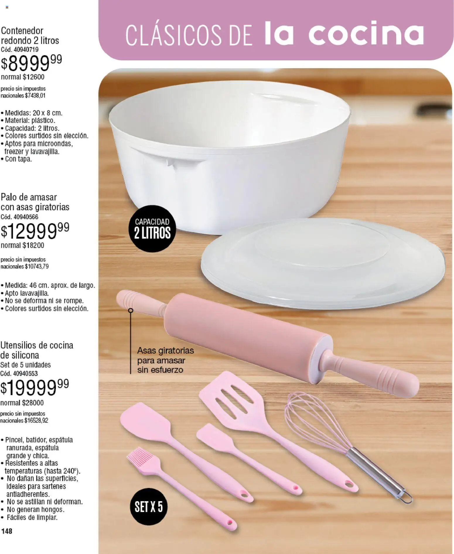 Millanel - Catálogo │ válido desde el 30.03.2026 | Página: 148 | Productos: Cocina, Espatula, Microondas, Freezer