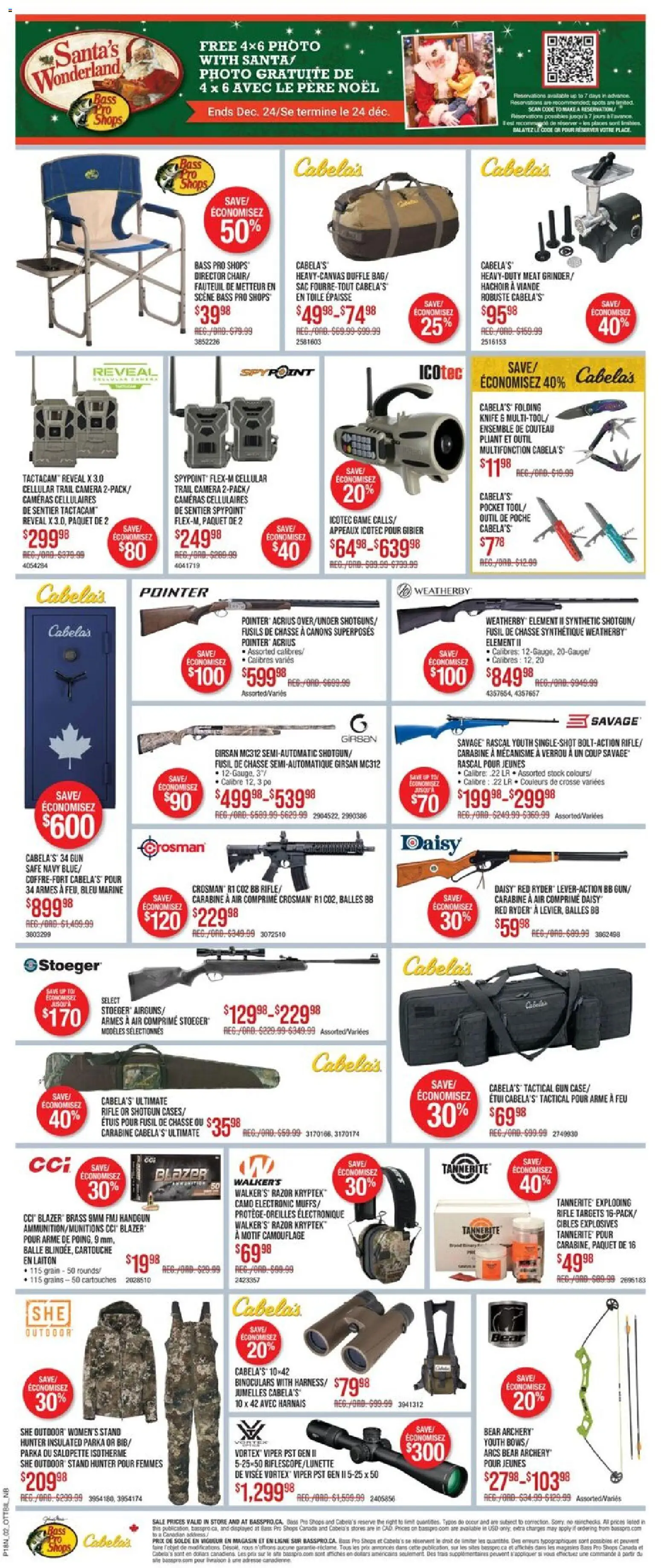 Cabelas flyer valid from 04.12.2025 | Page: 2 | Products: Camera, Game, Blazer