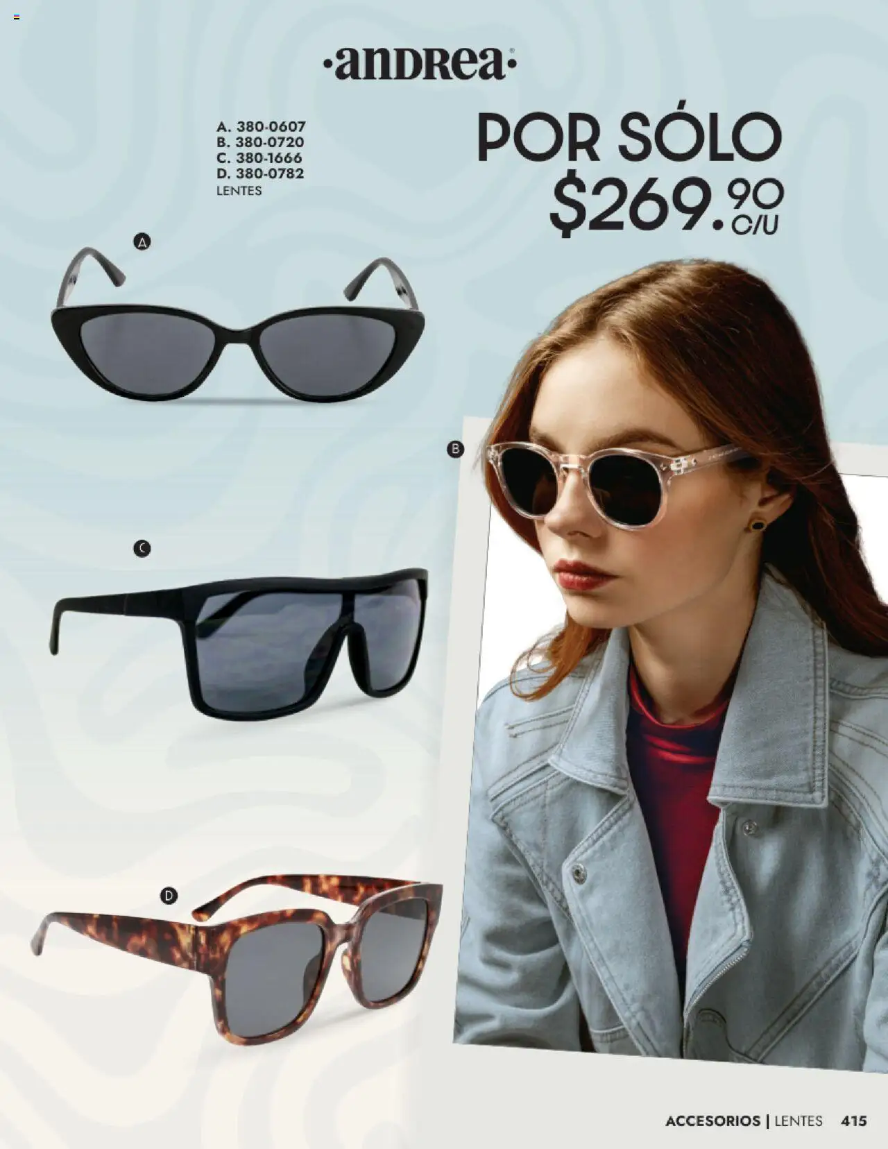 Nuevas ofertas de Andrea válidas en toda la República Mexicana desde el 24.08.2025. ¡Encuentra las mejores ofertas en Andrea - Catálogo Accesorios! | Página: 29 | Productos: Lentes