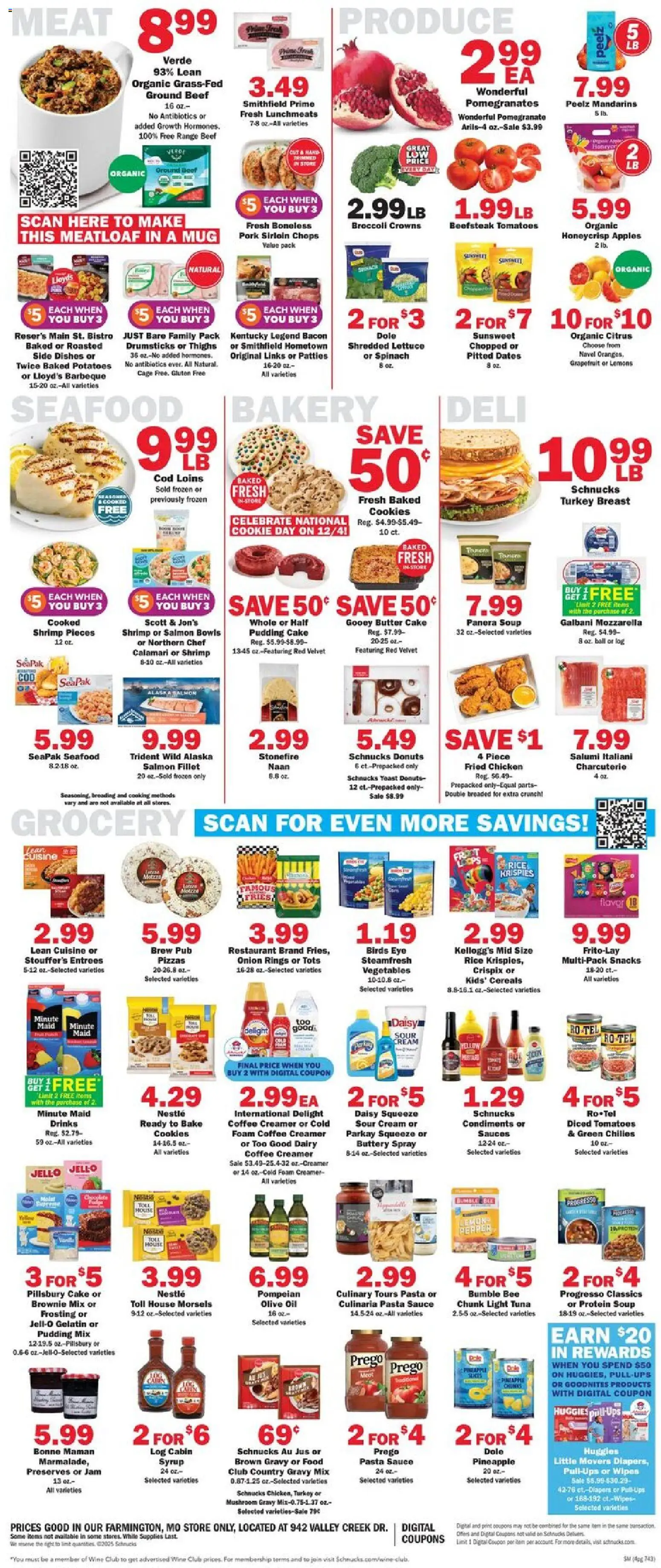 Schnucks Weekly Print Ad - MO - valid from 03.12.2025 | Page: 4 | Products: Coffee, Pork, Grapefruit, Potatoes