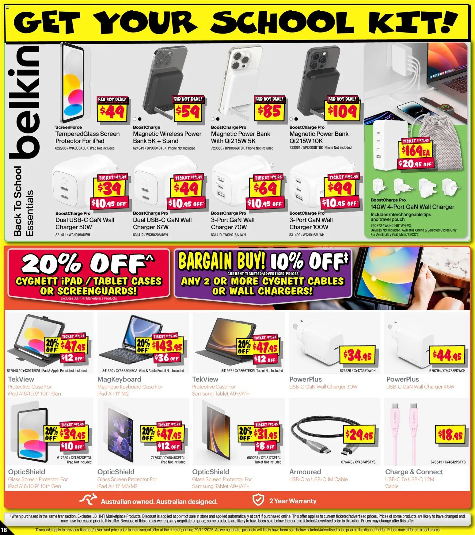 JB Hi-Fi catalogue - valid from 08.01.2026 | Page: 18 | Products: Phone, Cable, Case, Screen