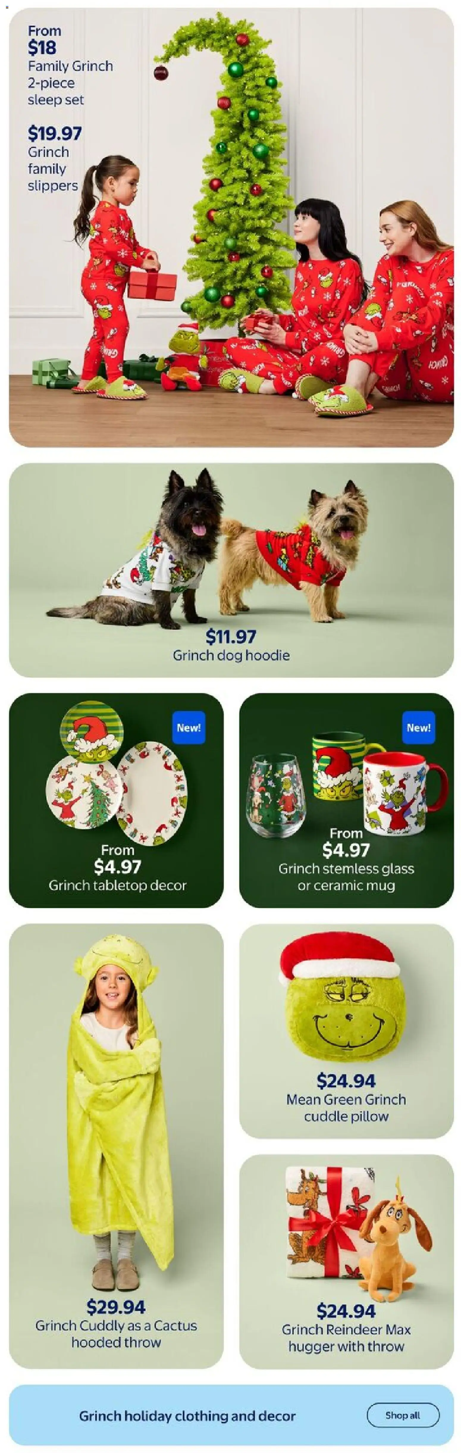 Walmart flyer valid from 30.10.2025 | Page: 18 | Products: Slippers, Pillow, Hoodie