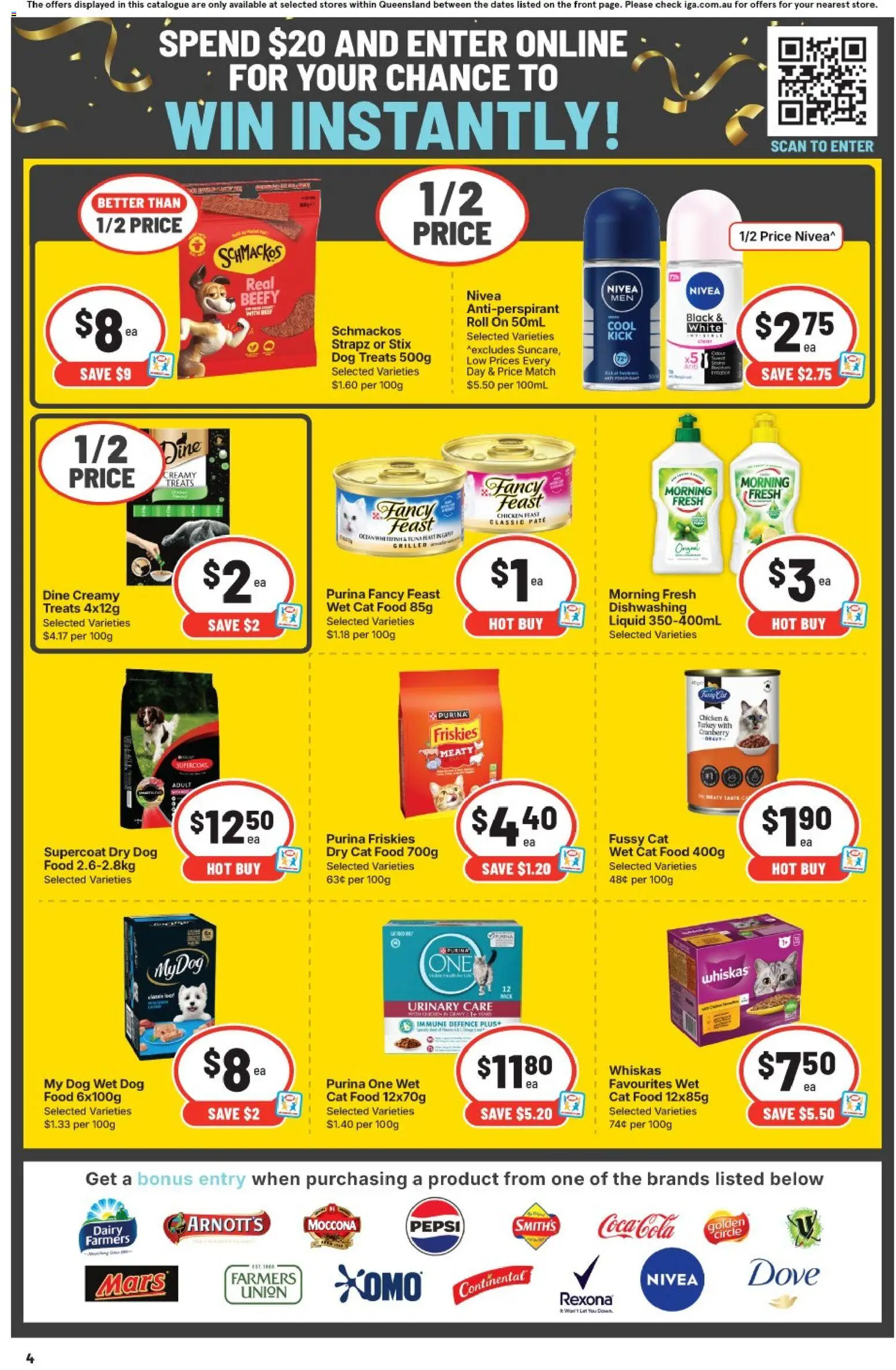 IGA catalogue - valid from 29.04.2026 | Page: 4 | Products: Dairy, Chicken, Coca Cola, Moccona