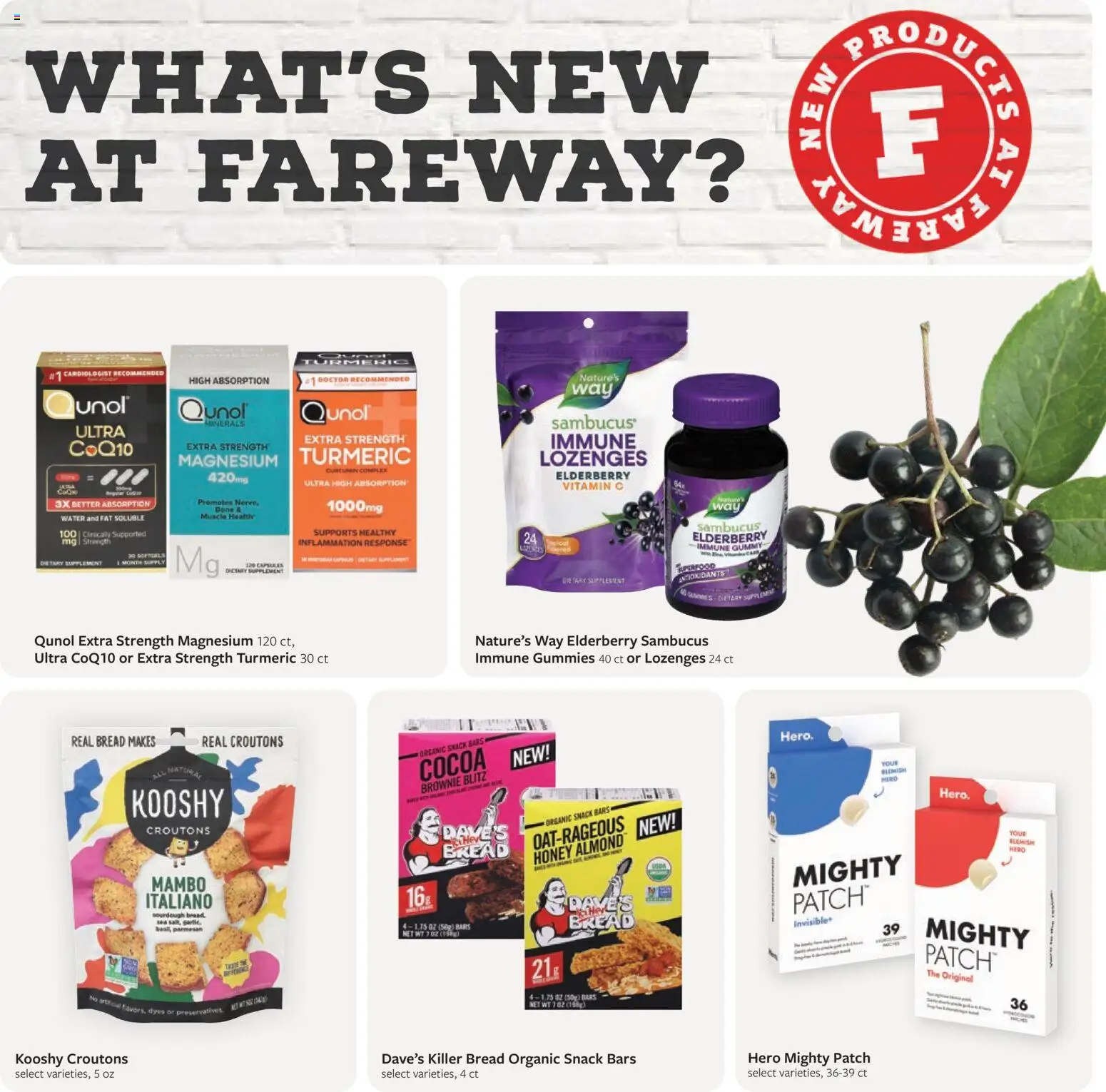 Fareway Monthly Ad - valid from 01.12.2025 | Page: 8 | Products: Magnesium, CoQ10, Turmeric, Bread