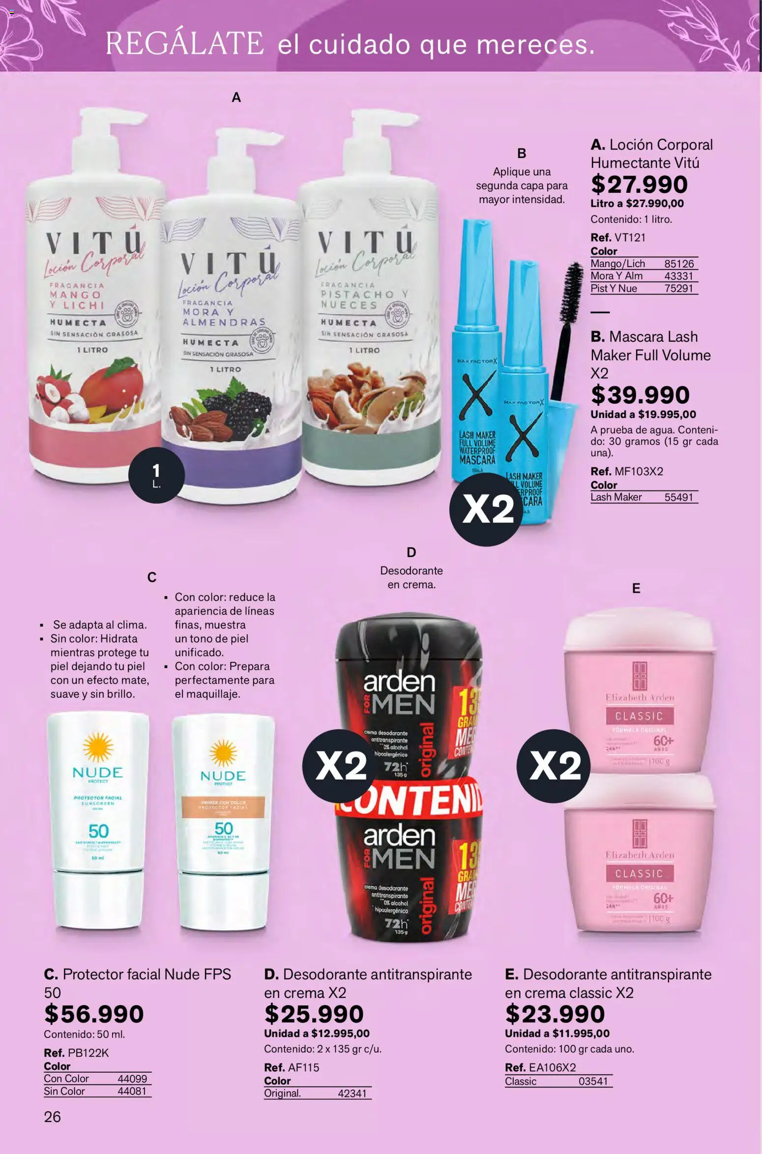 Leonisa revista - valida desde el 05.02.2026 | Página: 26 | Productos: Almendras, Loción, Mango, Antitranspirante