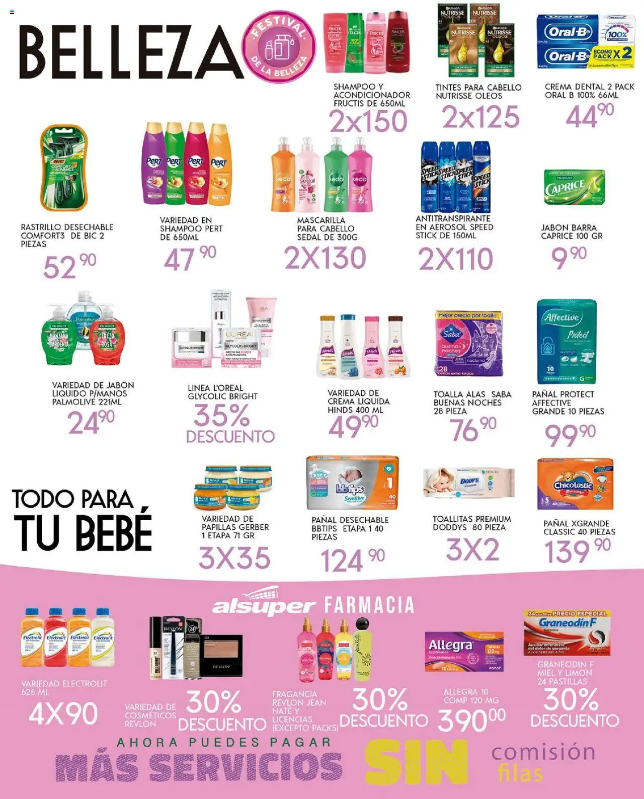 Nuevas ofertas de Alsuper válidas en toda la República Mexicana desde el 14.10.2025. ¡Encuentra las mejores ofertas en Alsuper - Folleto Chihuauha Estado! | Página: 4 | Productos: Crema, Toalla, Fragancia, Mascarilla