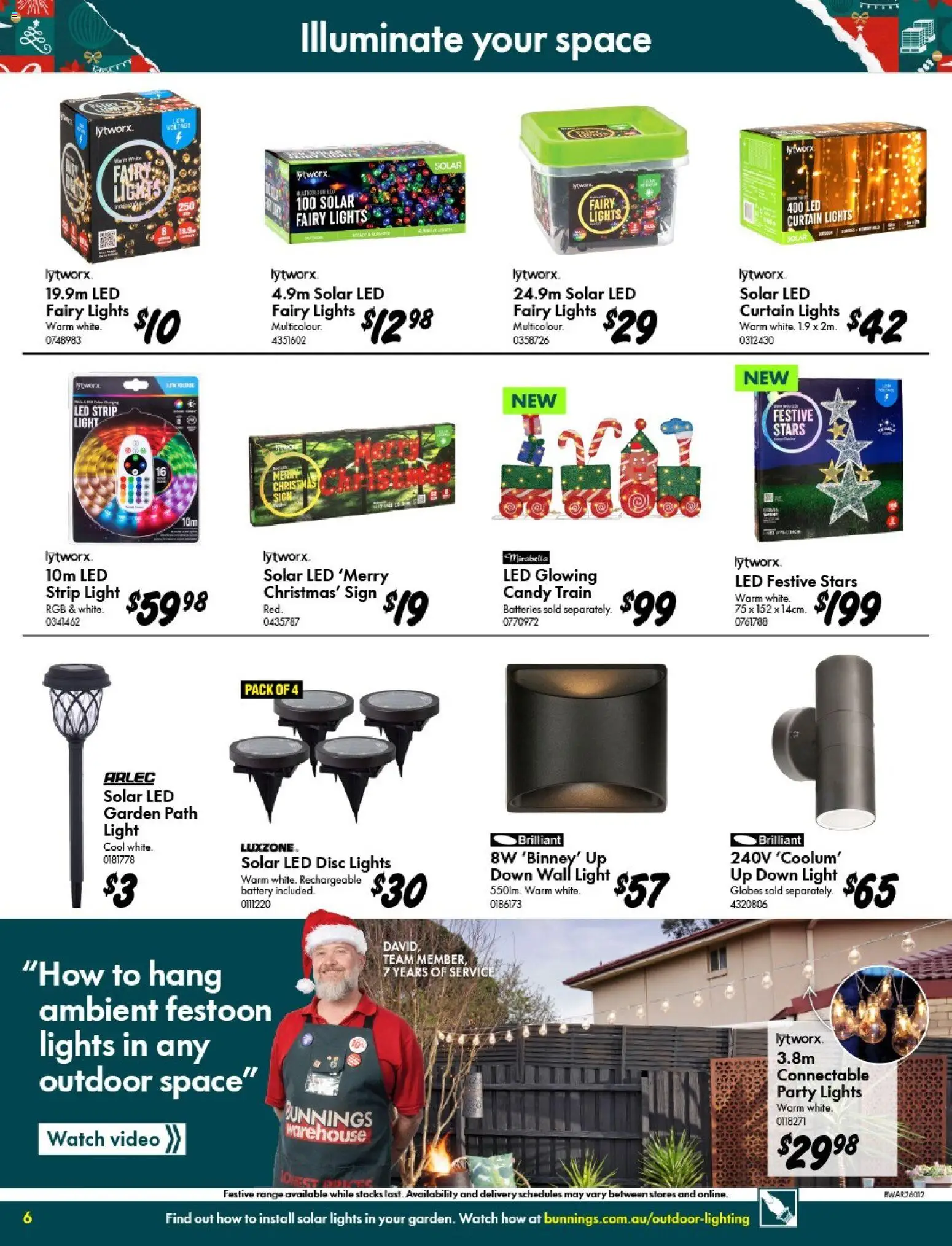 Bunnings Warehouse catalogue - valid from 05.11.2025 | Page: 6 | Products: Curtain, Battery, Batteries, Strip