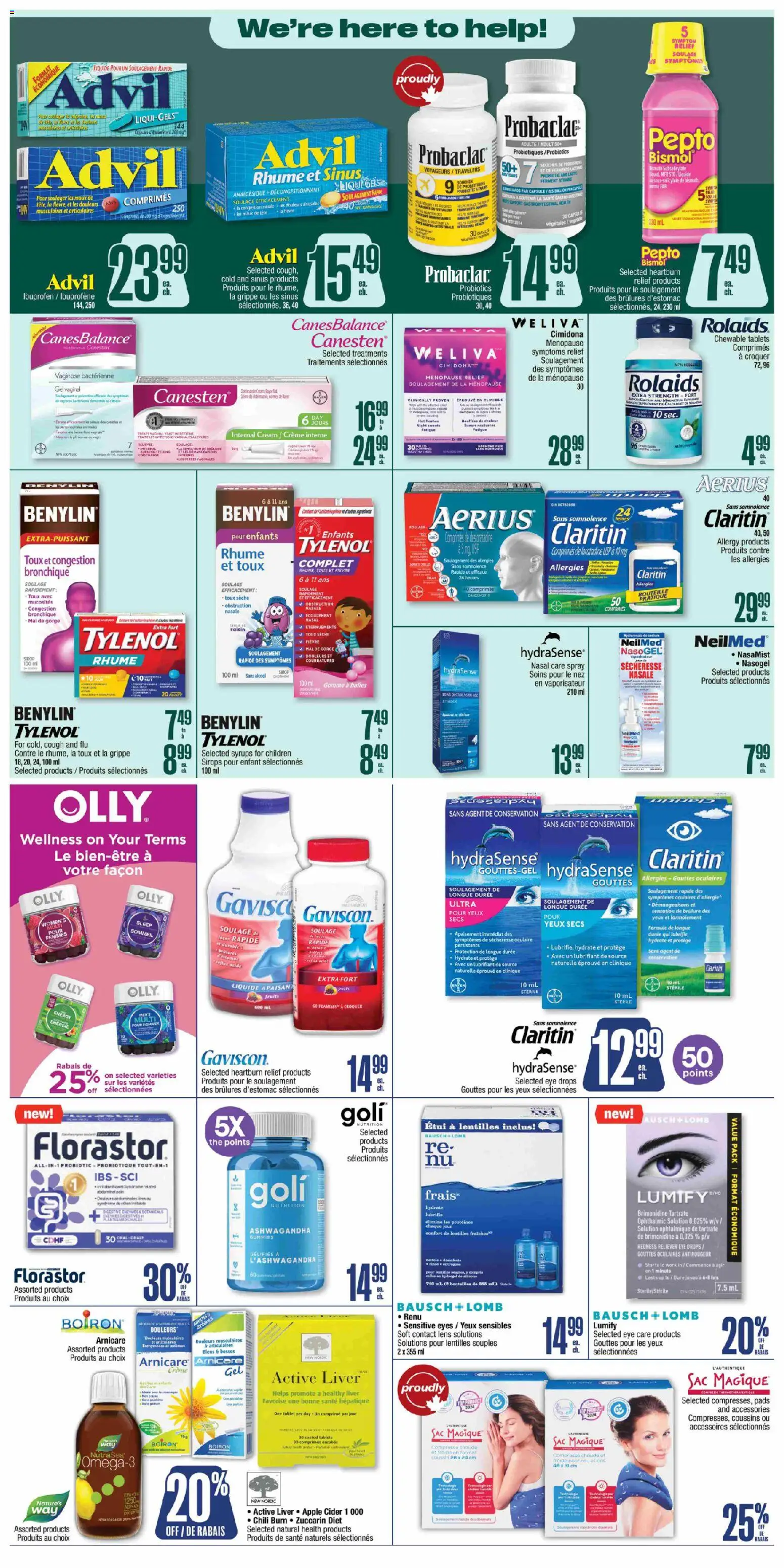 Jean Coutu flyer valid from 23.04.2026 | Page: 4 | Products: Cream, Tablet