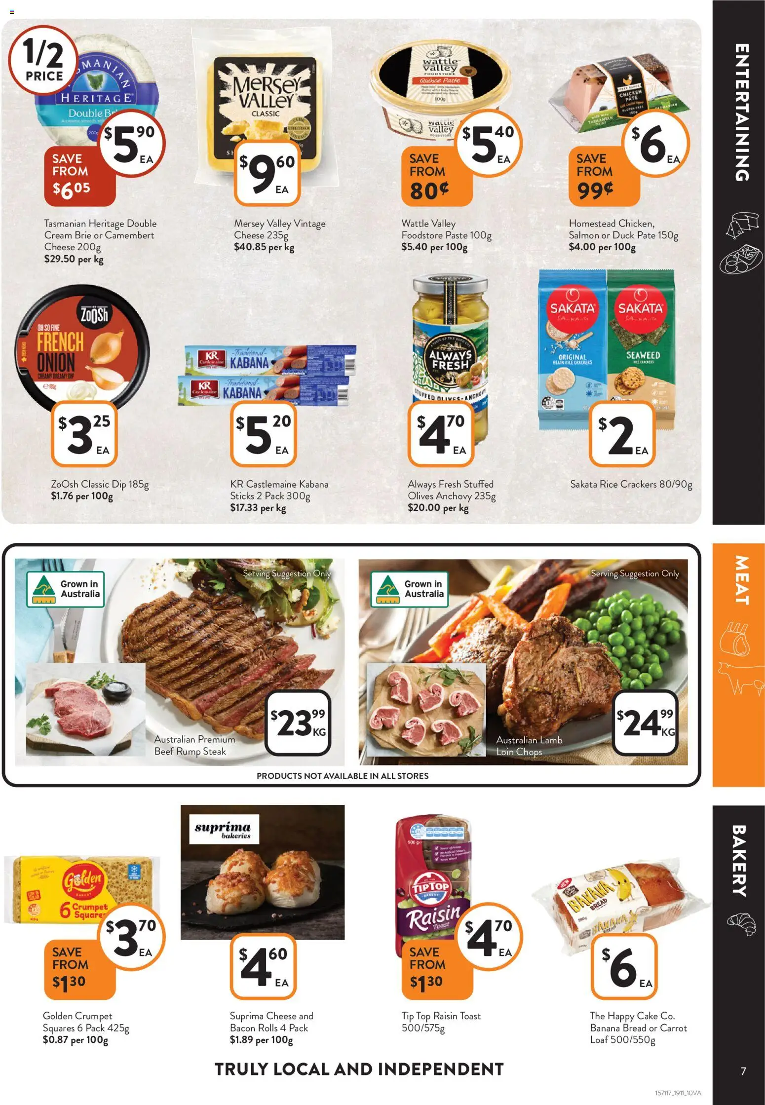 Foodworks catalogue - valid from 19.11.2025 | Page: 7 | Products: Rice, Meat, Cream, Bakery