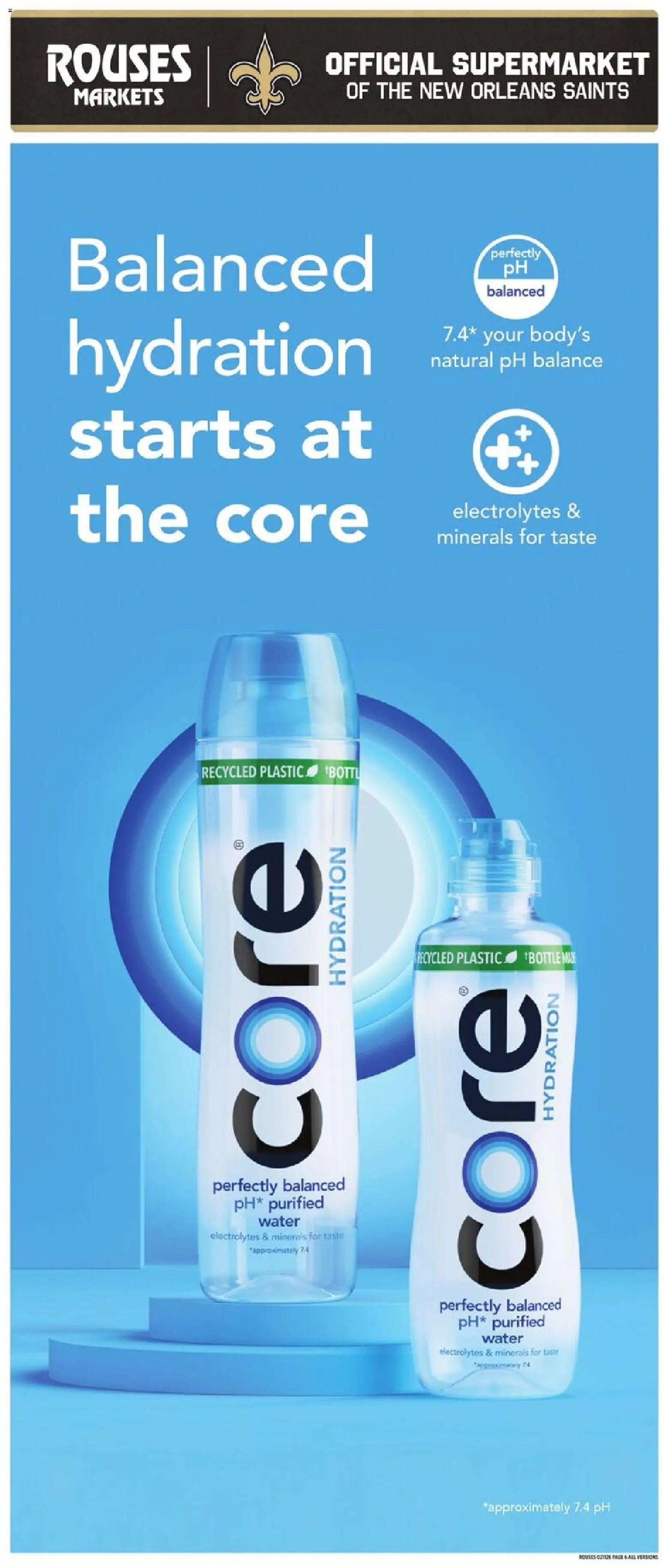 Rouses Weekly Ad - MS - valid from 11.02.2026 | Page: 10 | Products: Water