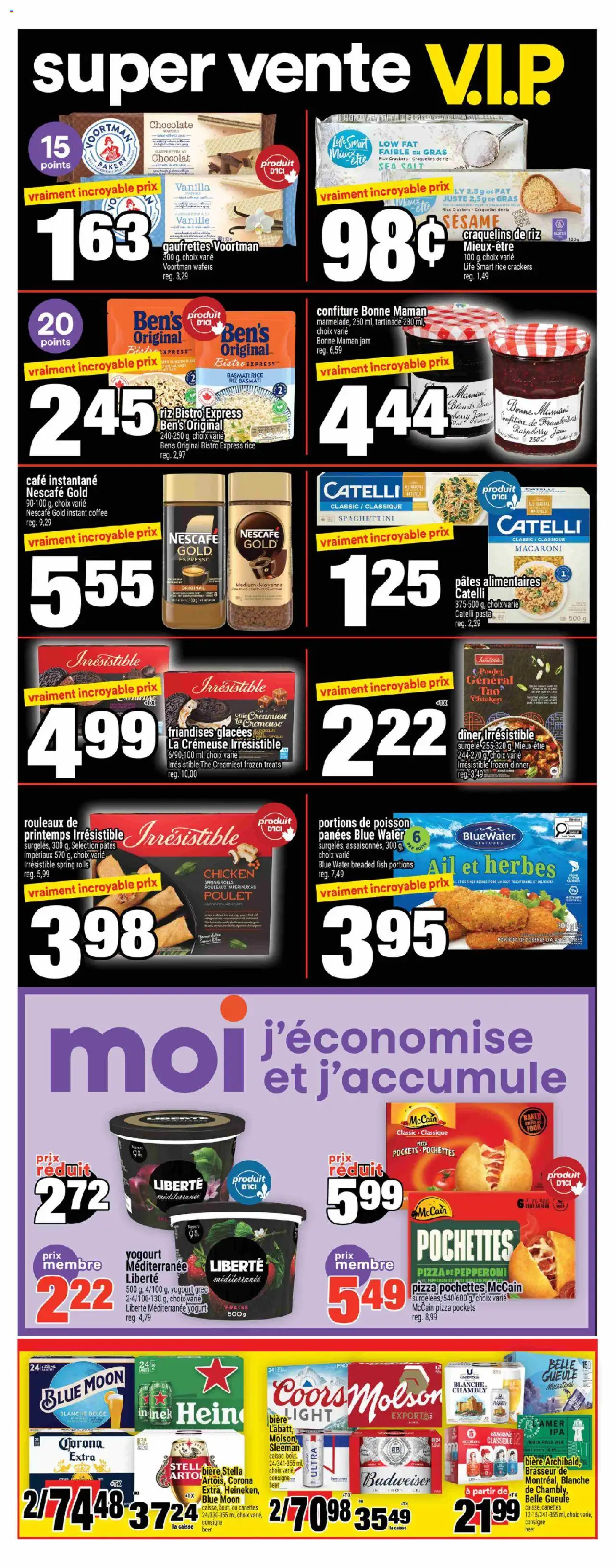 Super C flyer valid from 14.08.2025 | Page: 3 | Products: Fish, Coffee, Beer, Chicken