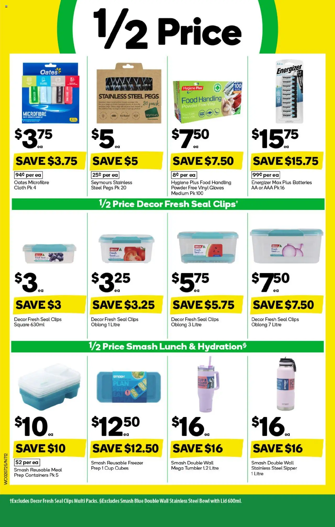 Woolworths catalogue - valid from 02.07.2025 | Page: 12 | Products: Decor, Powder, Batteries, Clips