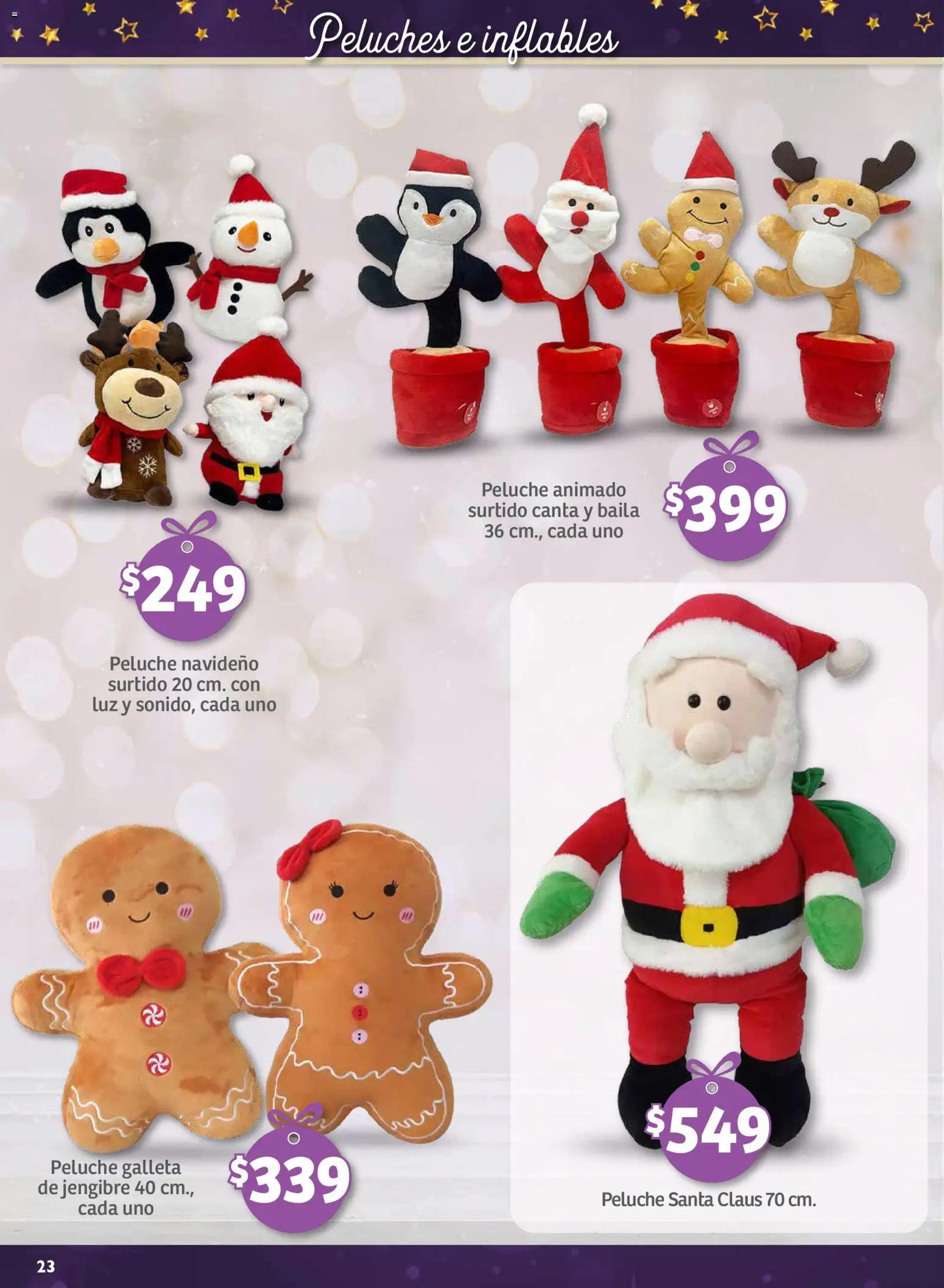 Nuevas ofertas de Soriana válidas en toda la República Mexicana desde el 25.09.2025. ¡Encuentra las mejores ofertas en Soriana - Decoración Navideña Mercado Nacional! | Página: 23