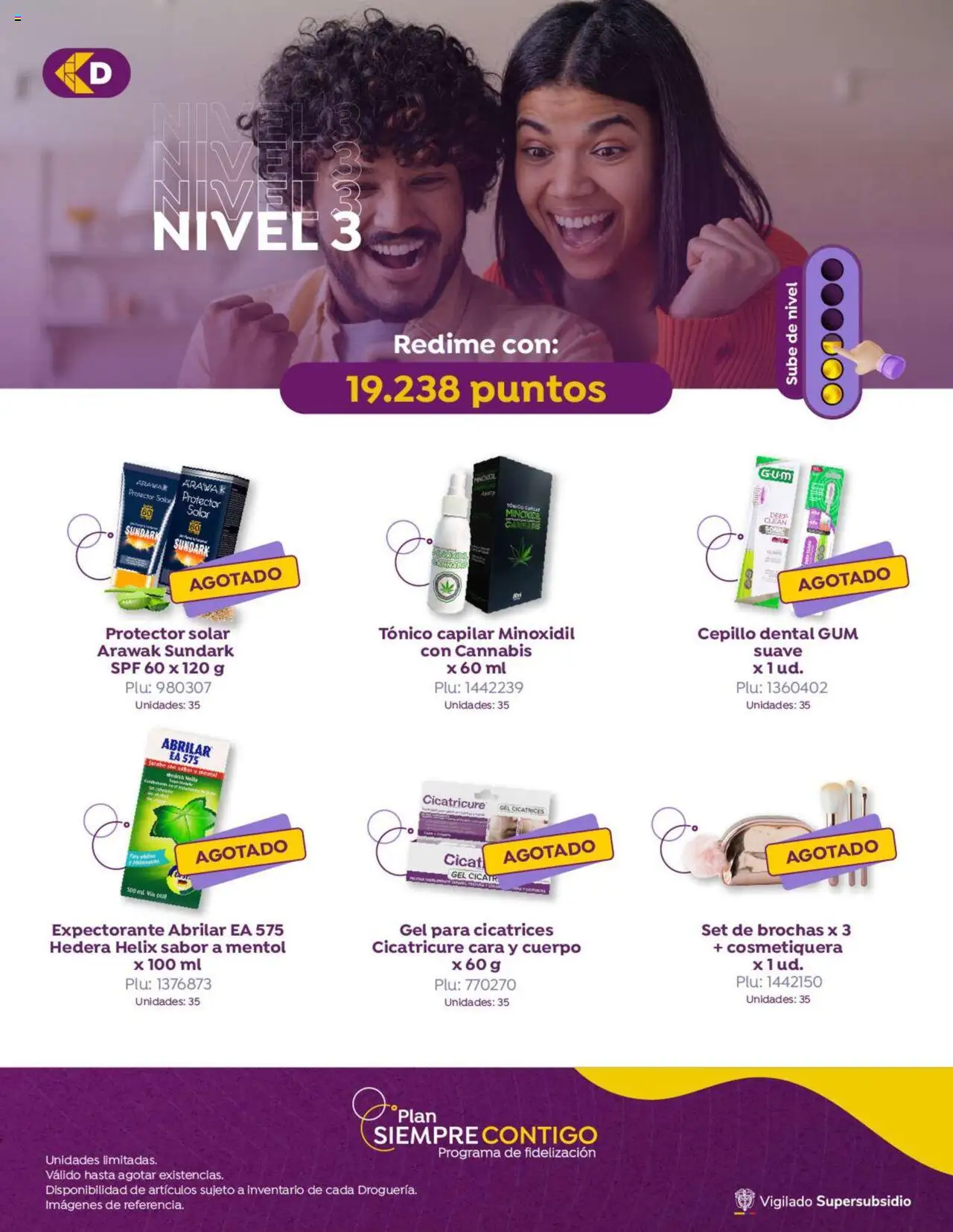 Colsubsidio revista - valida desde el 01.08.2025 | Página: 10 | Productos: Cepillo, Protector solar