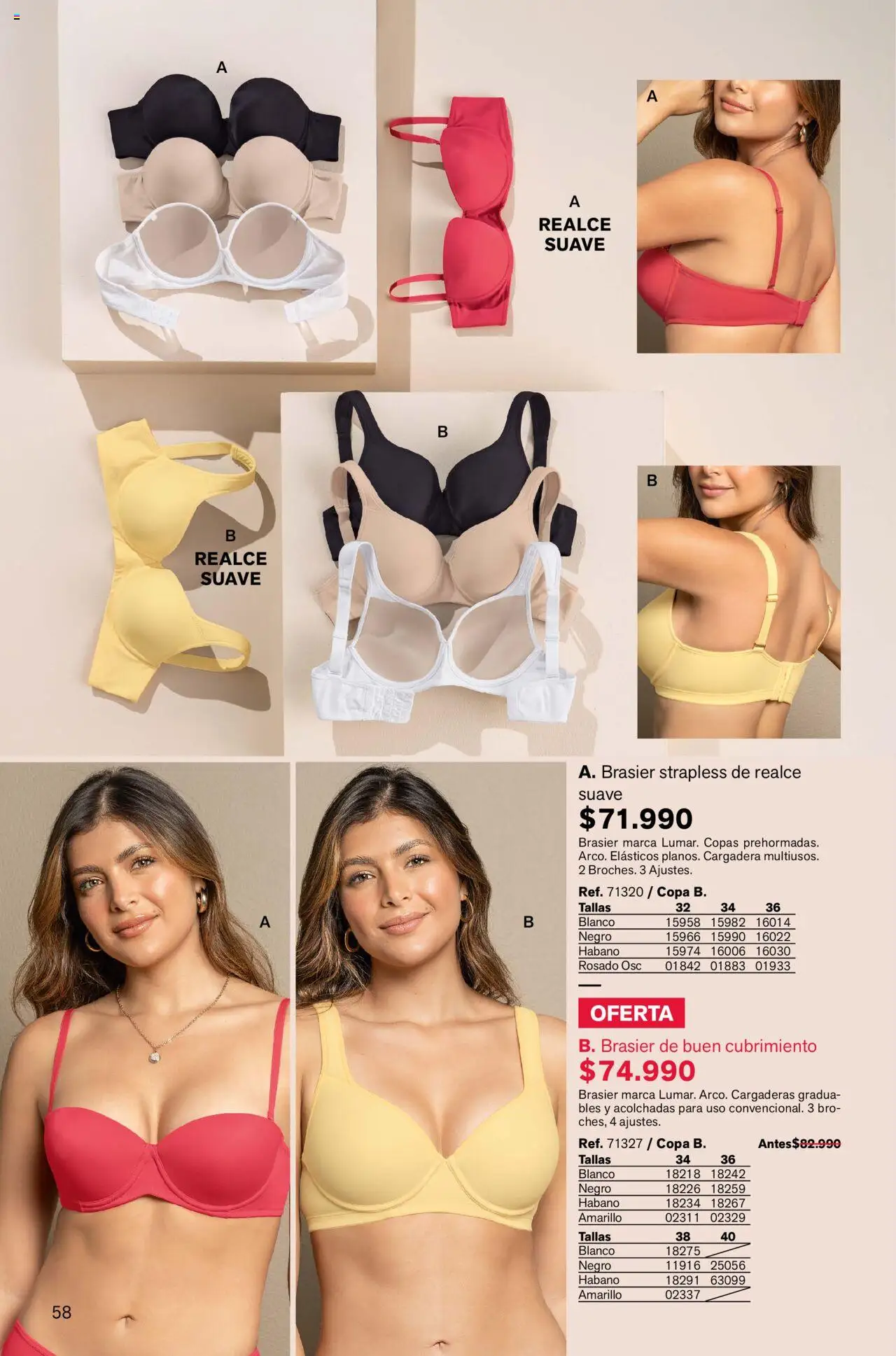 Leonisa revista - valida desde el 04.08.2025 | Página: 58 | Productos: Brasier
