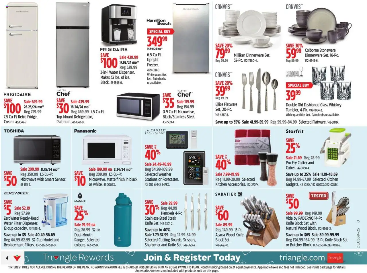 Canadian Tire flyer valid from 18.09.2025 | Page: 5 | Products: Whiskey, Cutter