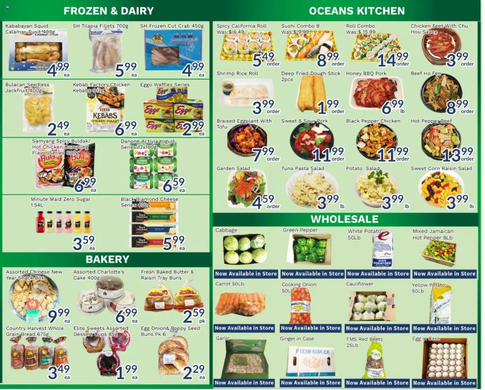 Oceans flyer valid from 30.01.2026 | Page: 4 | Products: Box, Butter, Cheese, Pork