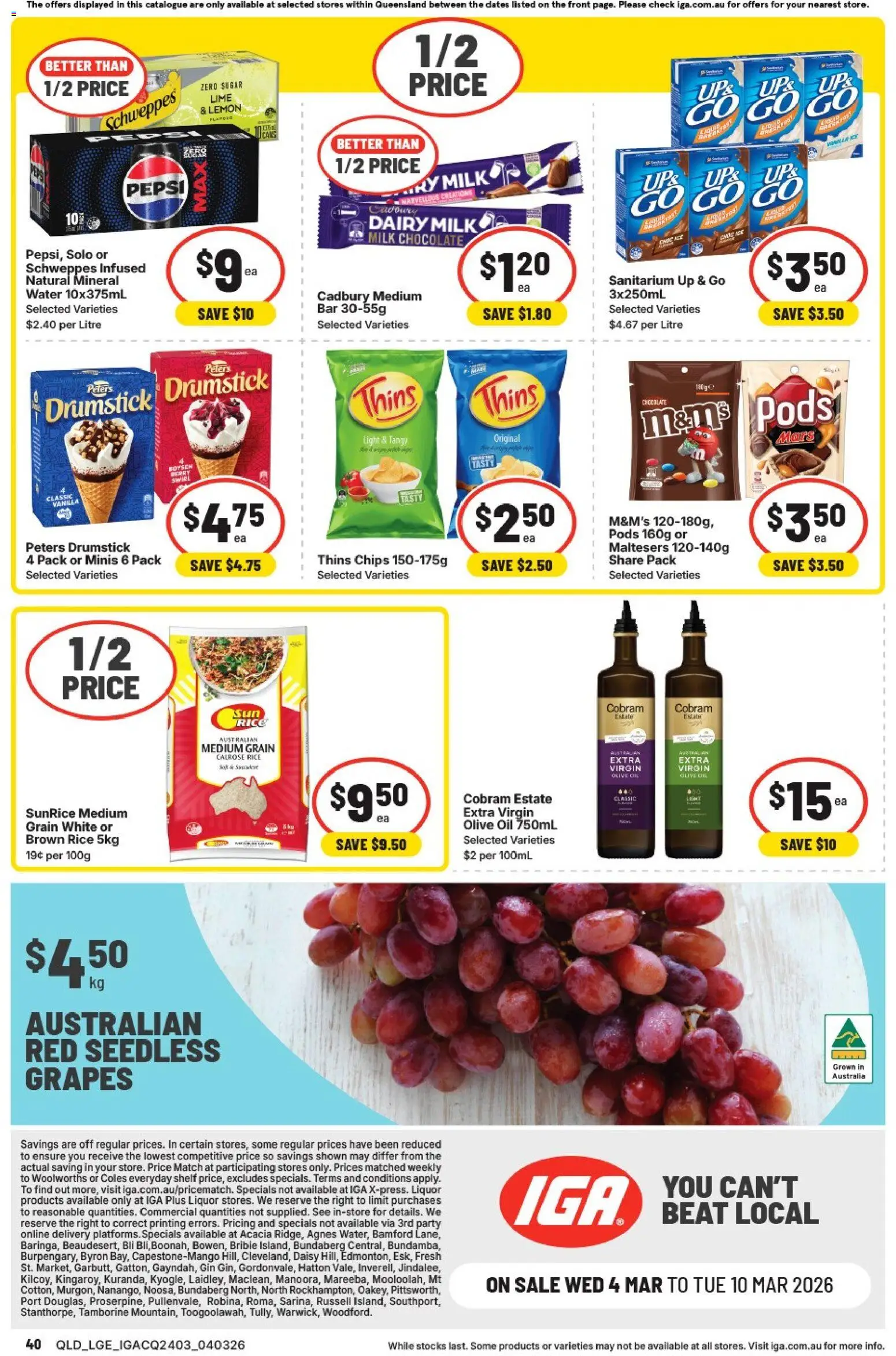 IGA catalogue - valid from 04.03.2026 | Page: 43 | Products: Flats, Honey, Razor, Lemon